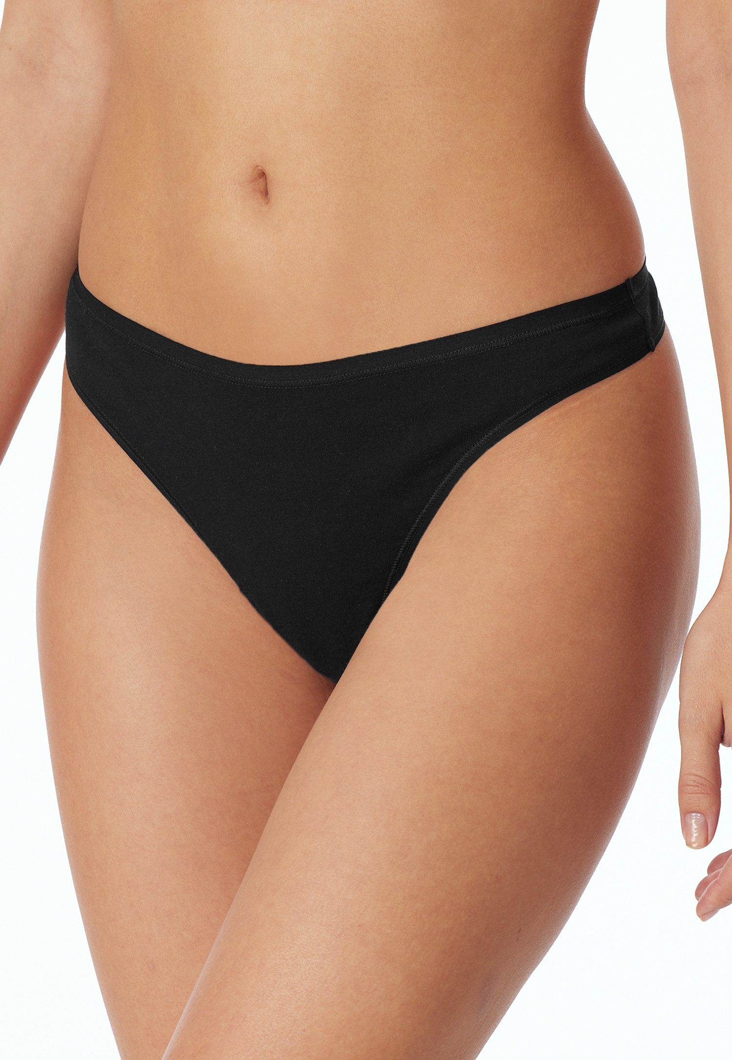 Schiesser T-String 95/5 (2er-Pack) mit besonders flachen Nähten