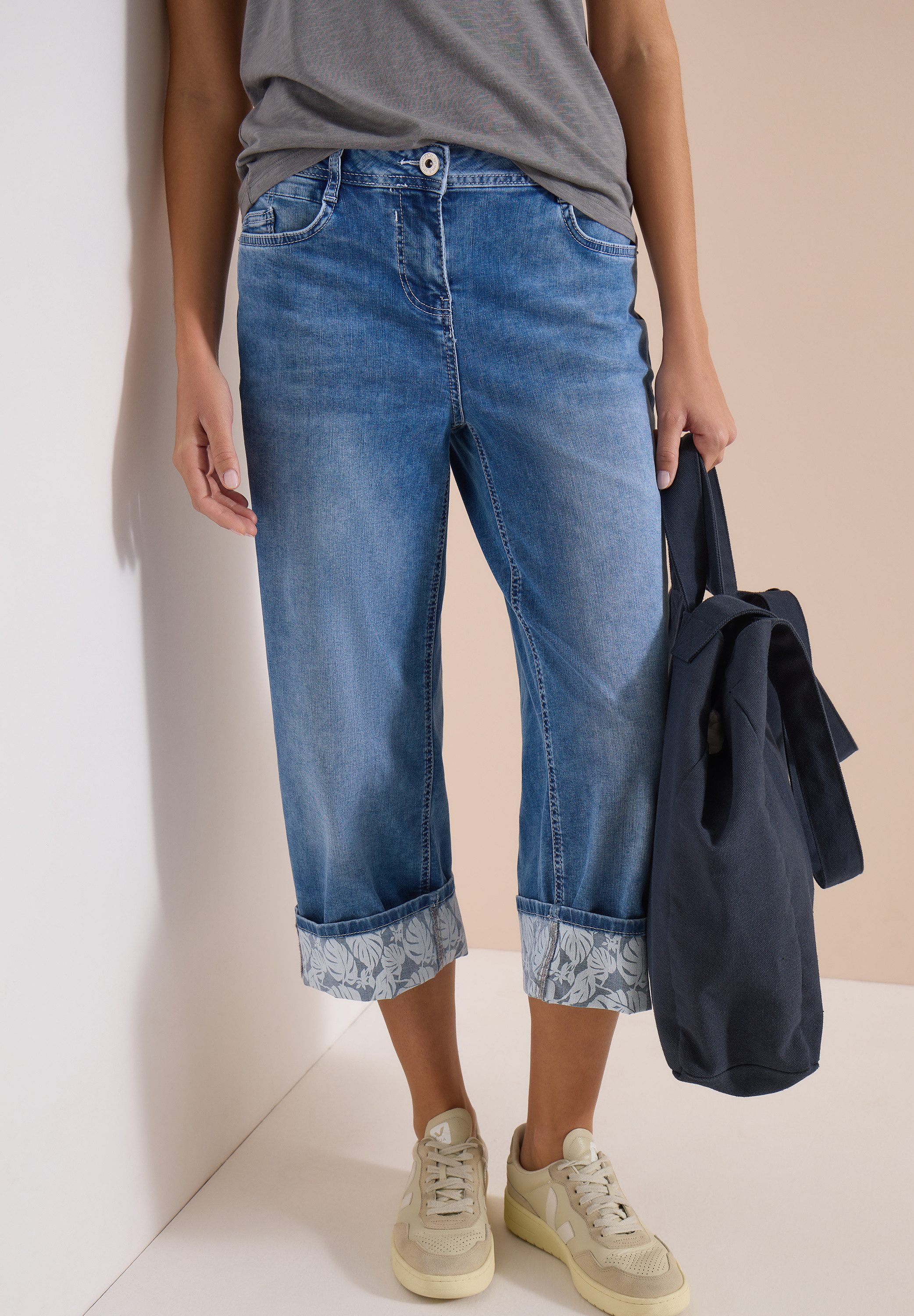 CECIL 7/8-Jeans Style Neele mit Turn-Up-Detail