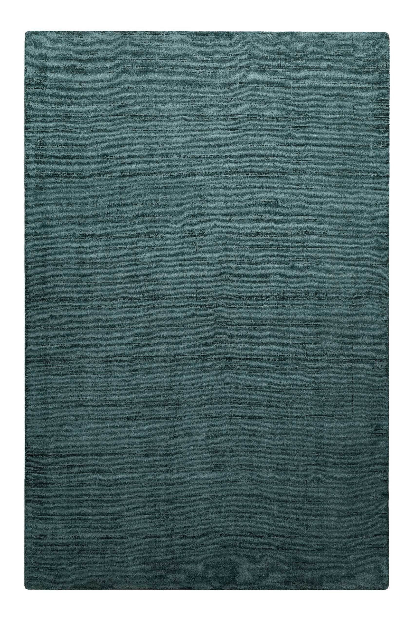 Teppich Miramonti, Homie Living, rechteckig, Höhe: 8 mm, seidig glänzend, einfarbig, modern, zeitlos, Wohn-Schlafzimmer, Flur petrol türkis
