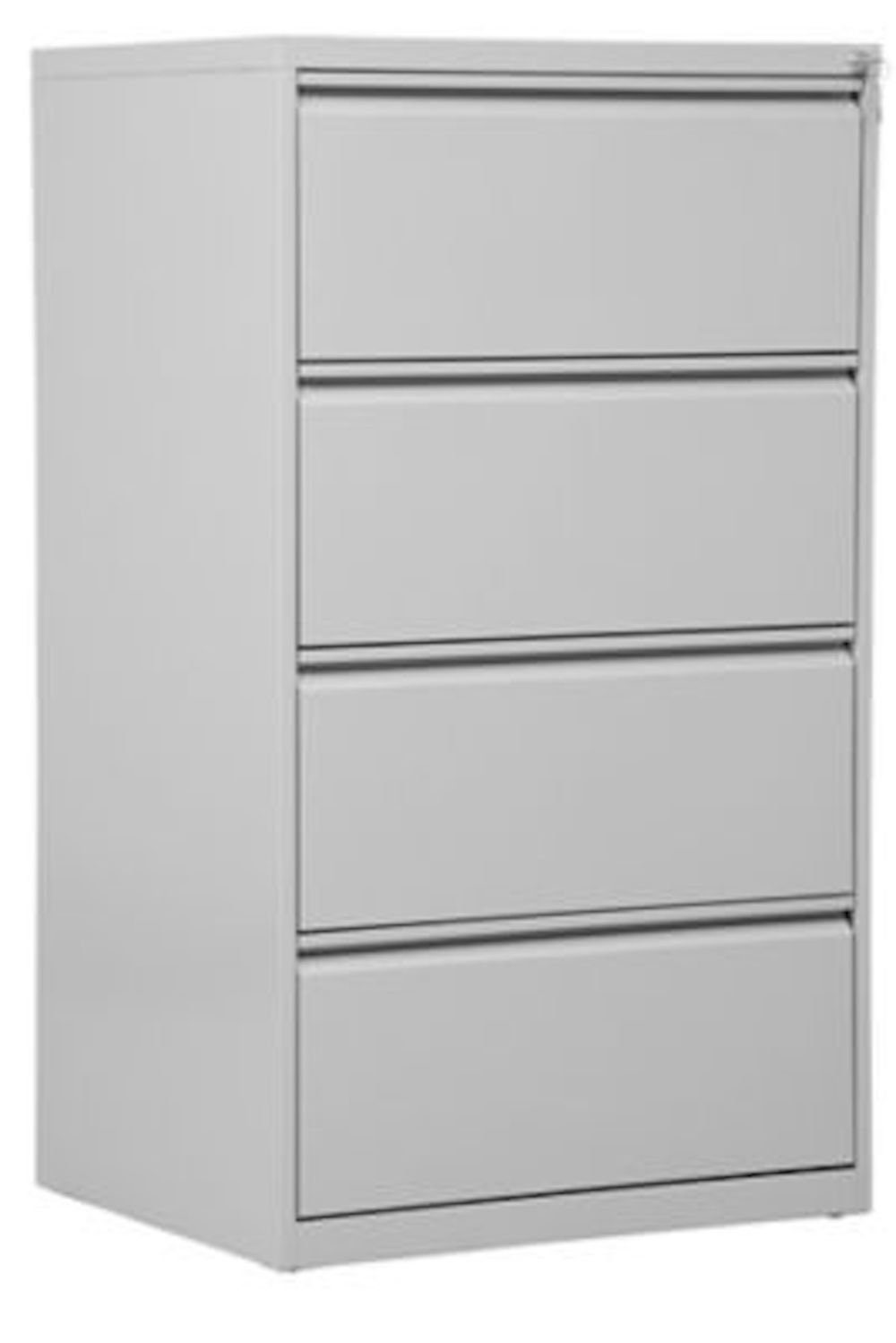 Aktenschrank Hängeregistraturschrank 132x76x62cm, Grau Weiß HxBxT Mare, PROREGAL®