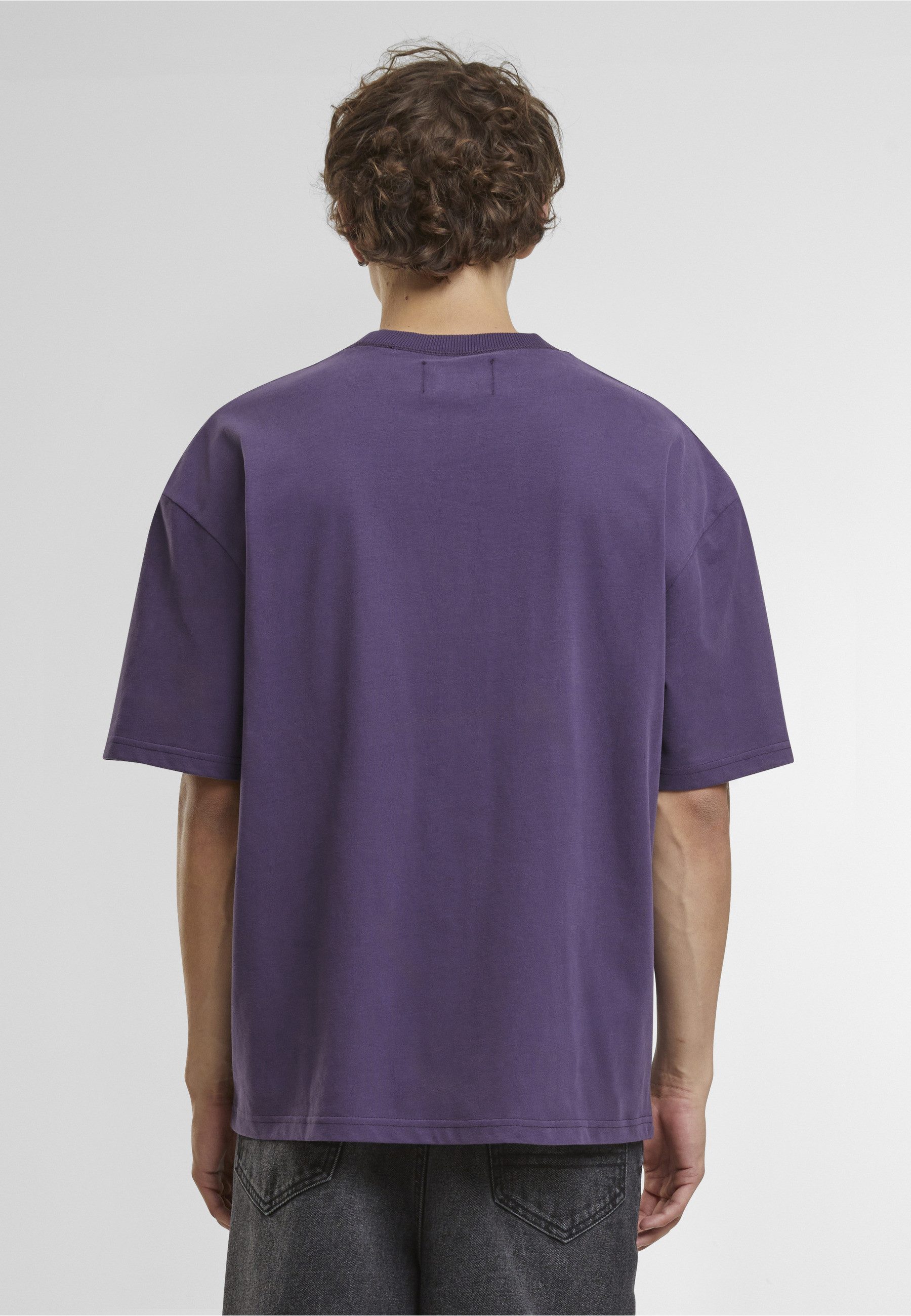 PEQUS T-Shirt PEQUS PEQUS Chest Logo T-Shirt purple (1-tlg)