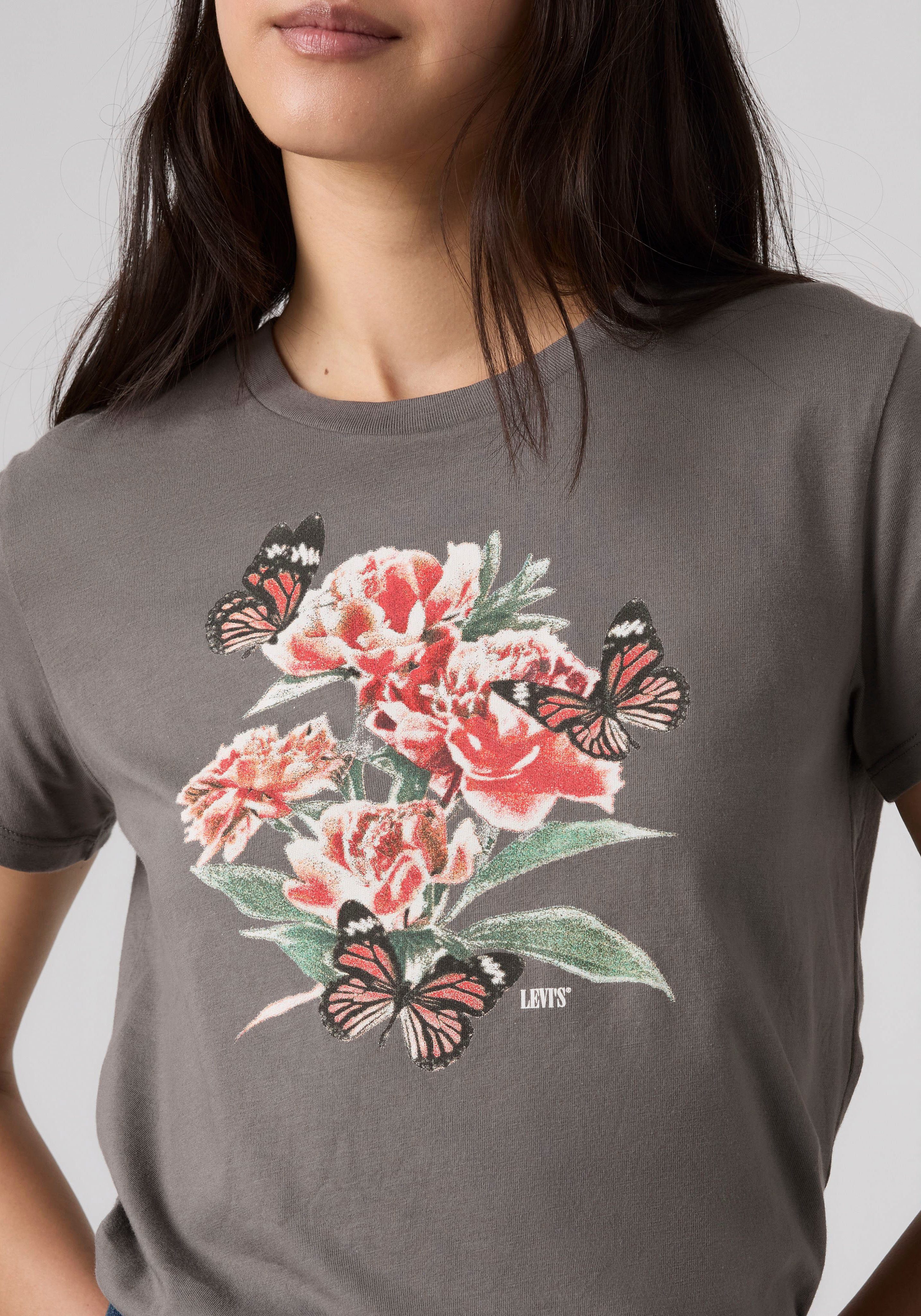 Levi's® T-Shirt THE PERFECT TEE mit Blumen Print – Bild 4 von 5