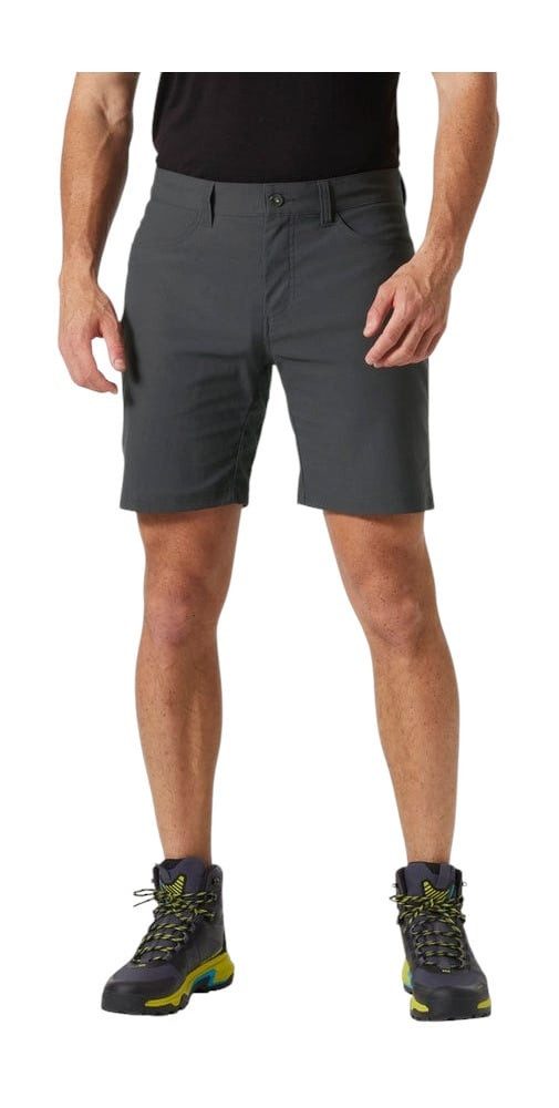 Helly Hansen Trekkinghose Wanderhose Holmen 5 Pocket Short (UV-Schutz) kurz dunkelgrau Herren