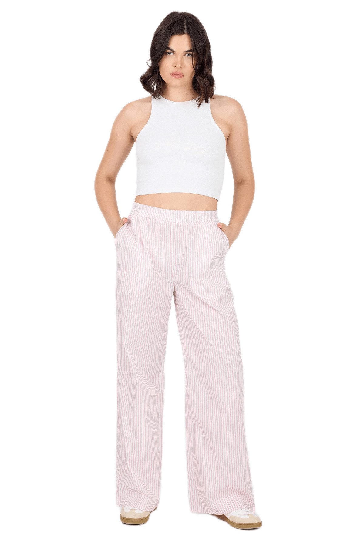 Phistan Relaxhose Damenhose aus Baumwoll-Polyester