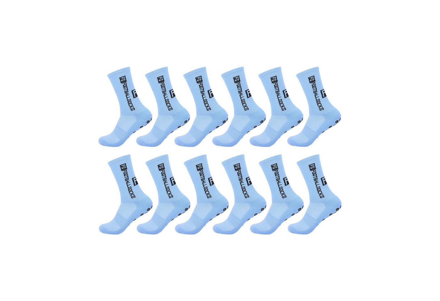 ARMORAX Sportsocken Fußball Socken Unisex – Antirutsch-Noppen, atmungsaktives Mesh (Paar, 6-Paar, Paarweise) Atmungsaktive Socken mit 3D-Form & Anti-Rutsch