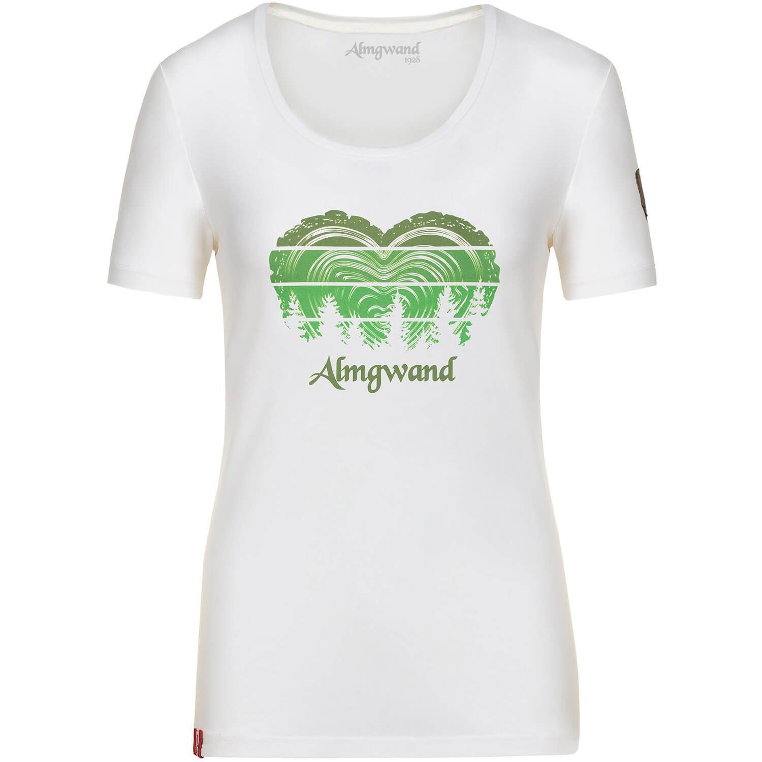 Almgwand T-Shirt T-Shirt Braunedelalm Moos