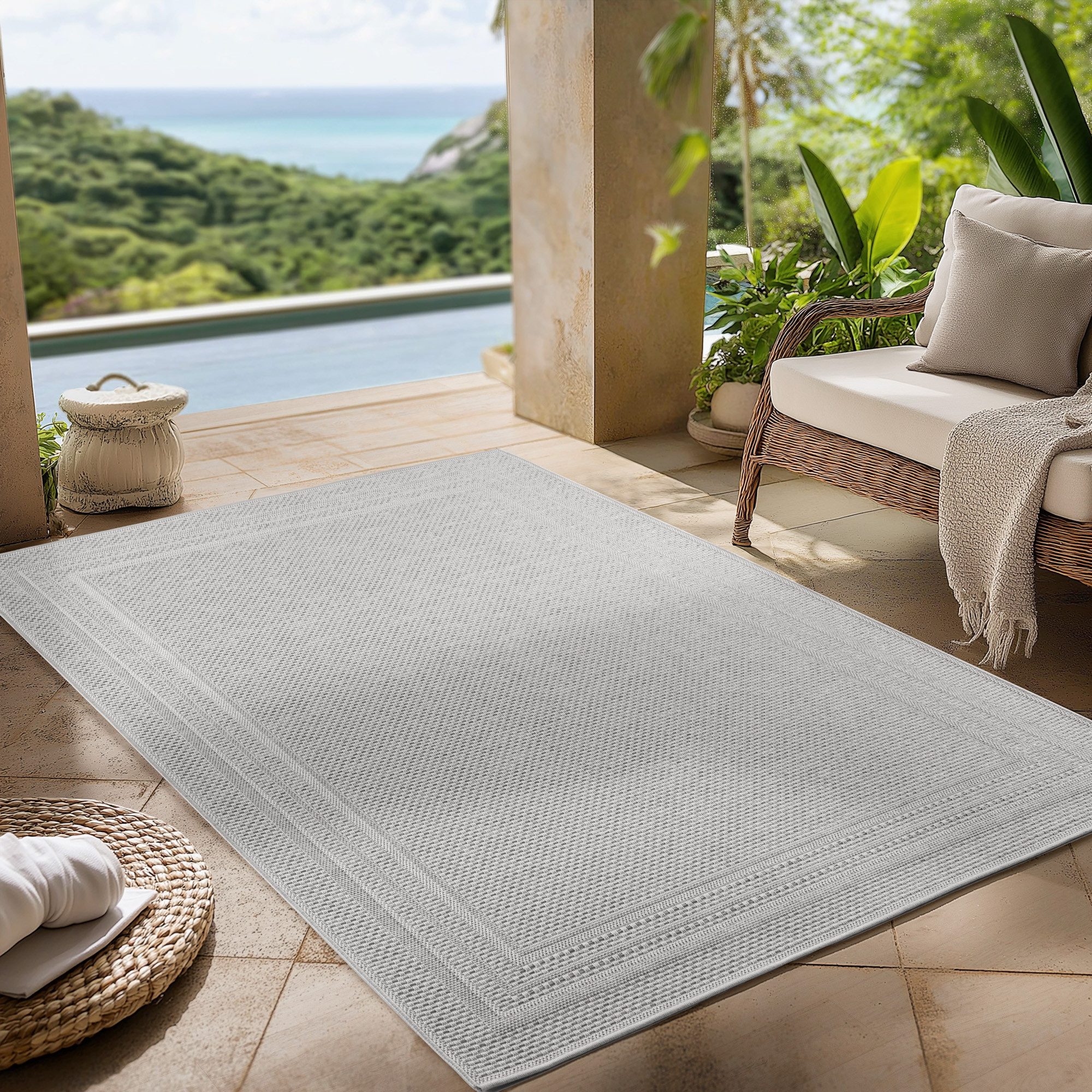 Carpettex Outdoorteppich Boho Design, Läufer, Höhe: günstig online kaufen
