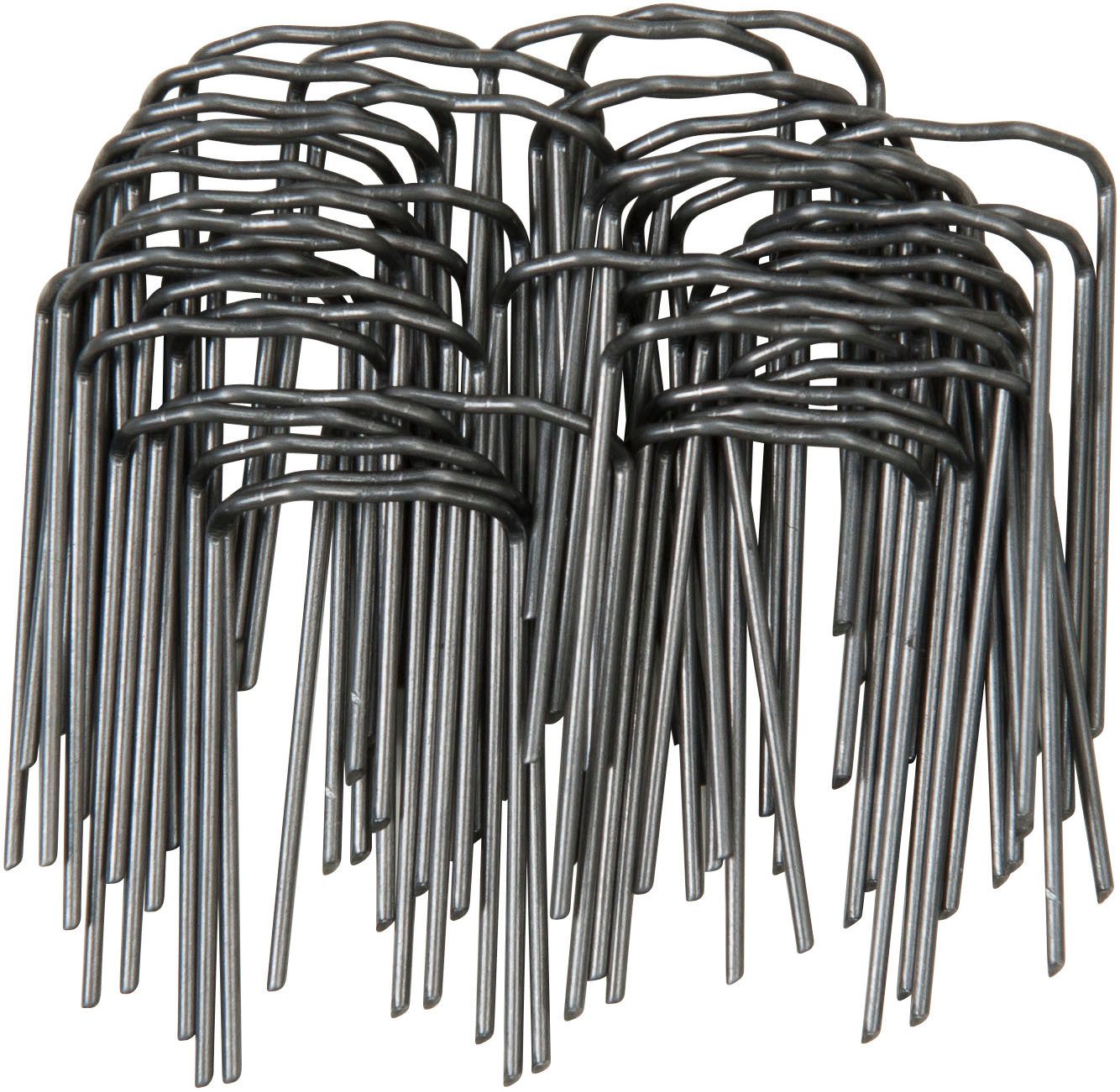 Windhager Rankhilfe Pflanzenstecker aus Metall, 50 Stk., 1 St., zur Befestigung von Pflanzentrieben an Kokos-Pflanzstäben