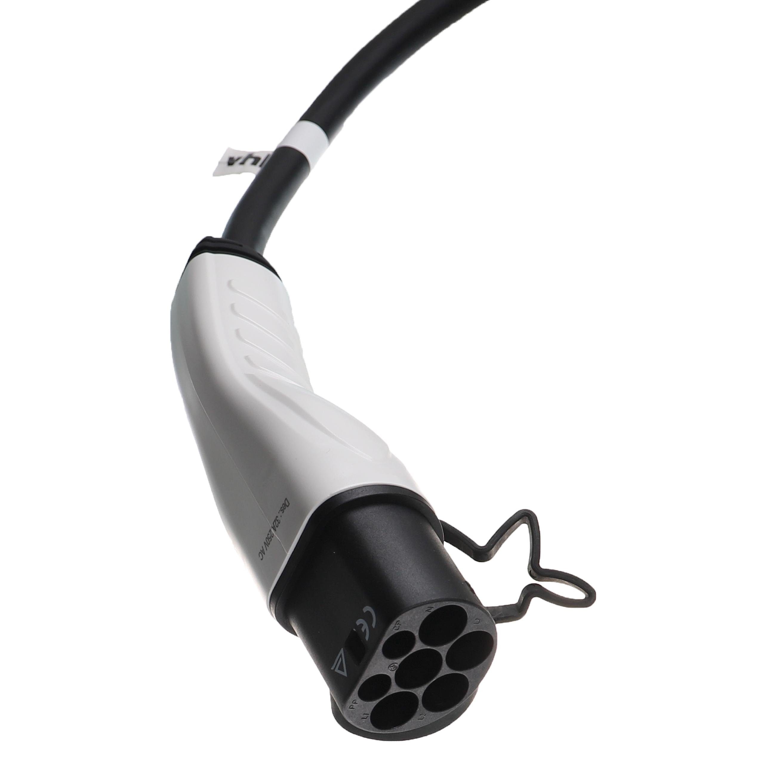 vhbw passend für Mitsubishi Plug Elektro-Kabel In Elektroauto Eclipse / Hybrid