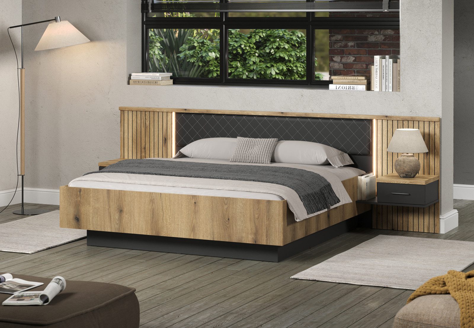 Furn.Design Bettanlage Avila, (Doppelbett (180 x günstig online kaufen