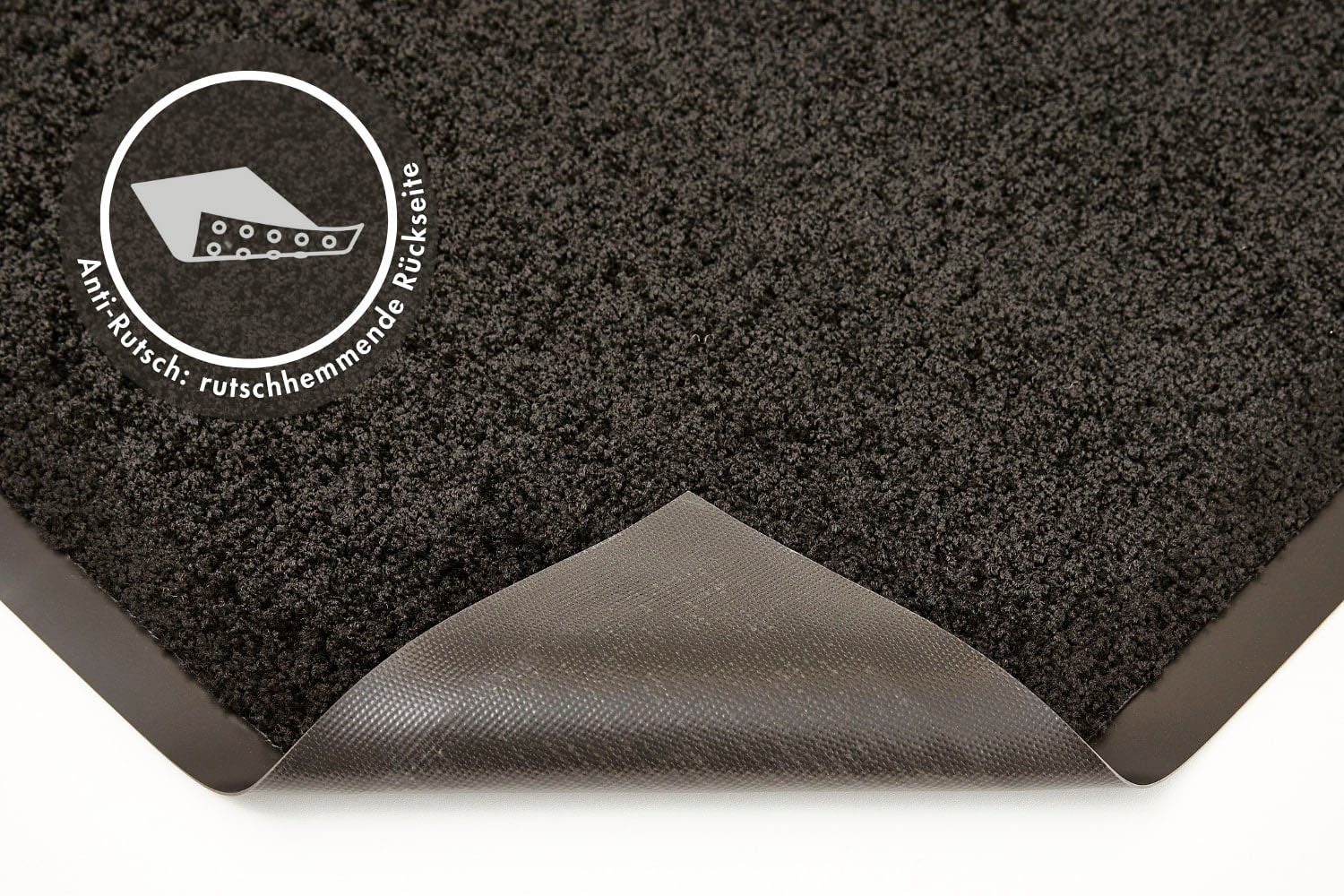 mm, Schmutzfangmatte, geeignet, auch grau für 6 Fußmatte Andiamo, überdachten Außenbereich Verdi, Höhe: waschbar rechteckig,