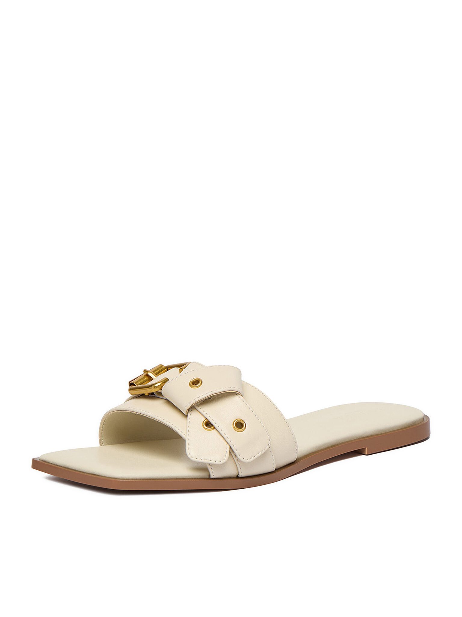 Badura Badura Damen Flip-Flops Écru Badura-EO-ANDI-V2230-63 Weiß Badepantolette