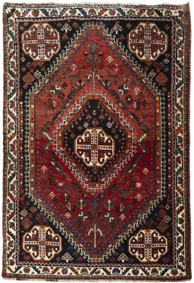 Orientteppich Shiraz 113x171 Handgeknüpfter Orientteppich / Perserteppich, Nain Trading, rechteckig, Höhe: 10 mm