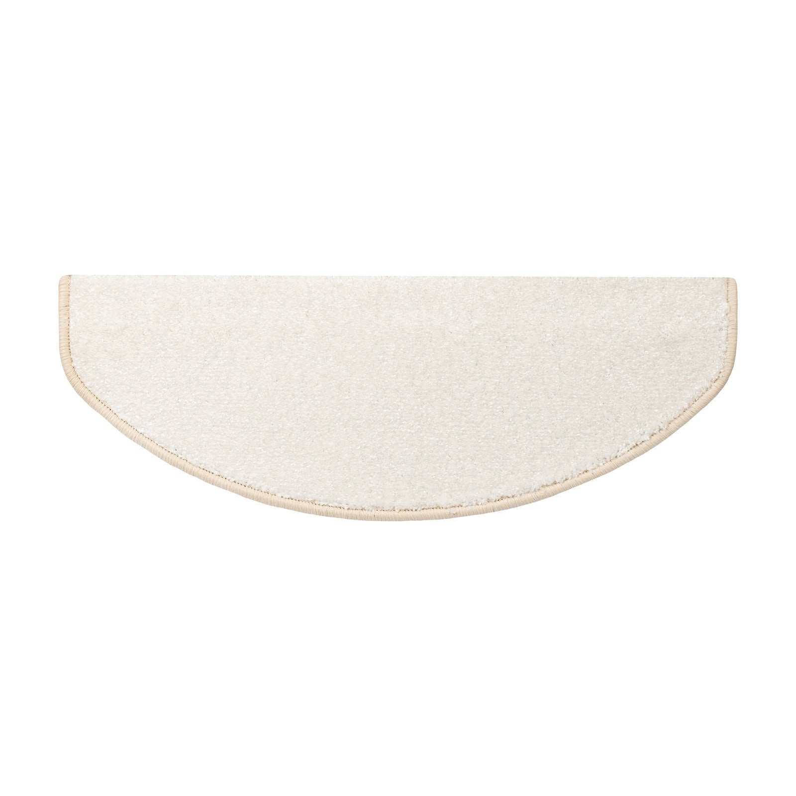 Karat Stufenmatte Marseille,Treppenschoner, Stufenschutz, Schutzmatte in vielen Farben, Halbrund, Höhe: 13.5 mm, Edler Velours