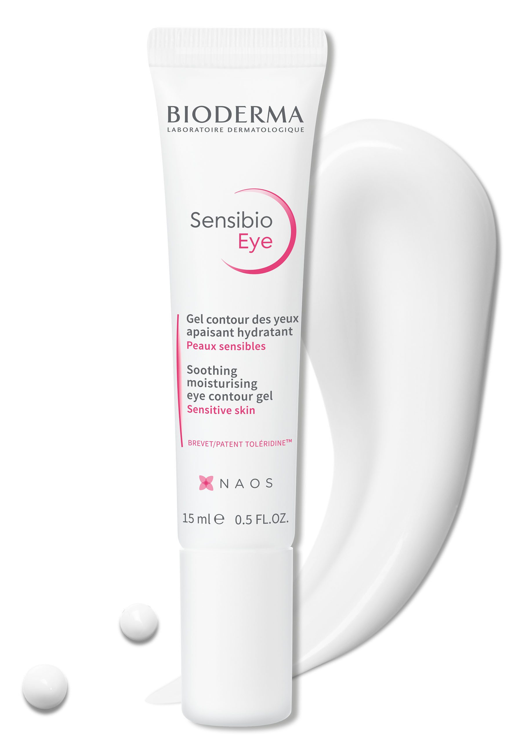 Bioderma Augencreme Sensibio Eye, mildert Augenschatten & erste Fältchen, kühlt & beruhigt