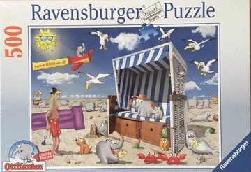 Ravensburger Puzzle Strandkorb Ottifant Puzzle 500 Teile by Ravensburger + Otto Waalkes, Puzzleteile