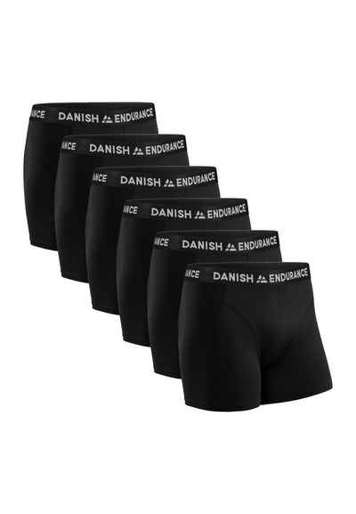 DANISH ENDURANCE Boxershorts Classic Trunks (Packung, 6-St) aus weicher Baumwolle