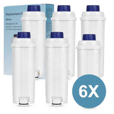 Randaco Wasserfilter Wasserfilter für DeLonghi DLSC002 Kaffeemaschine 6er Set