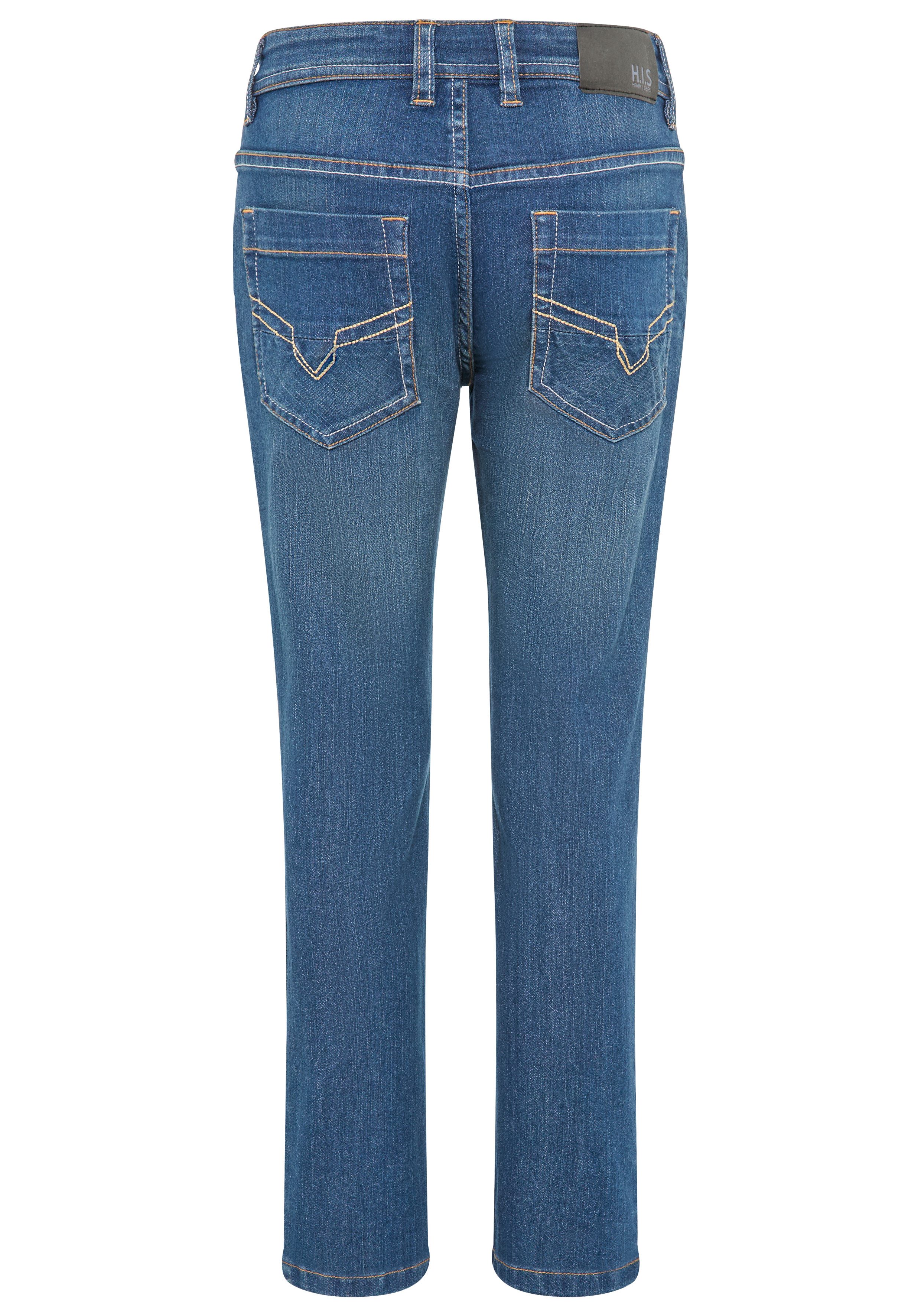 KIDSWORLD Relax-fit-Jeans Stretchjeans in gerader Form Für TEENS. Gerade Jeans in authentischer Waschung
