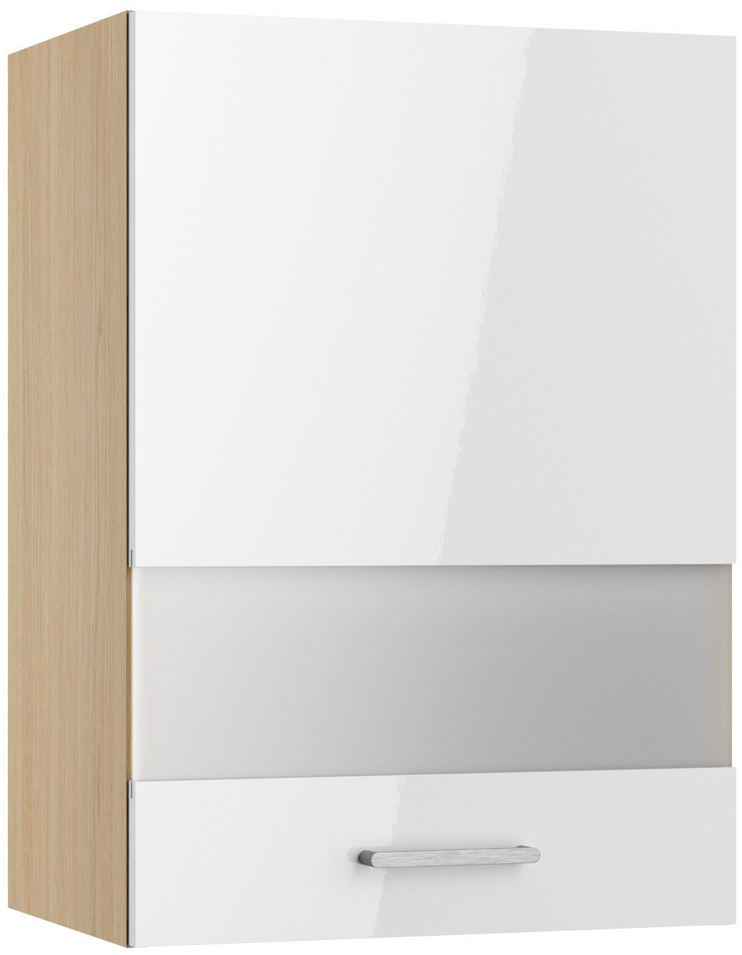 KOCHSTATION Hängeschrank KS-Lucy Breite 50 cm, mit 1 Segmentglastür, 2 Einlegeböden, Soft-Close