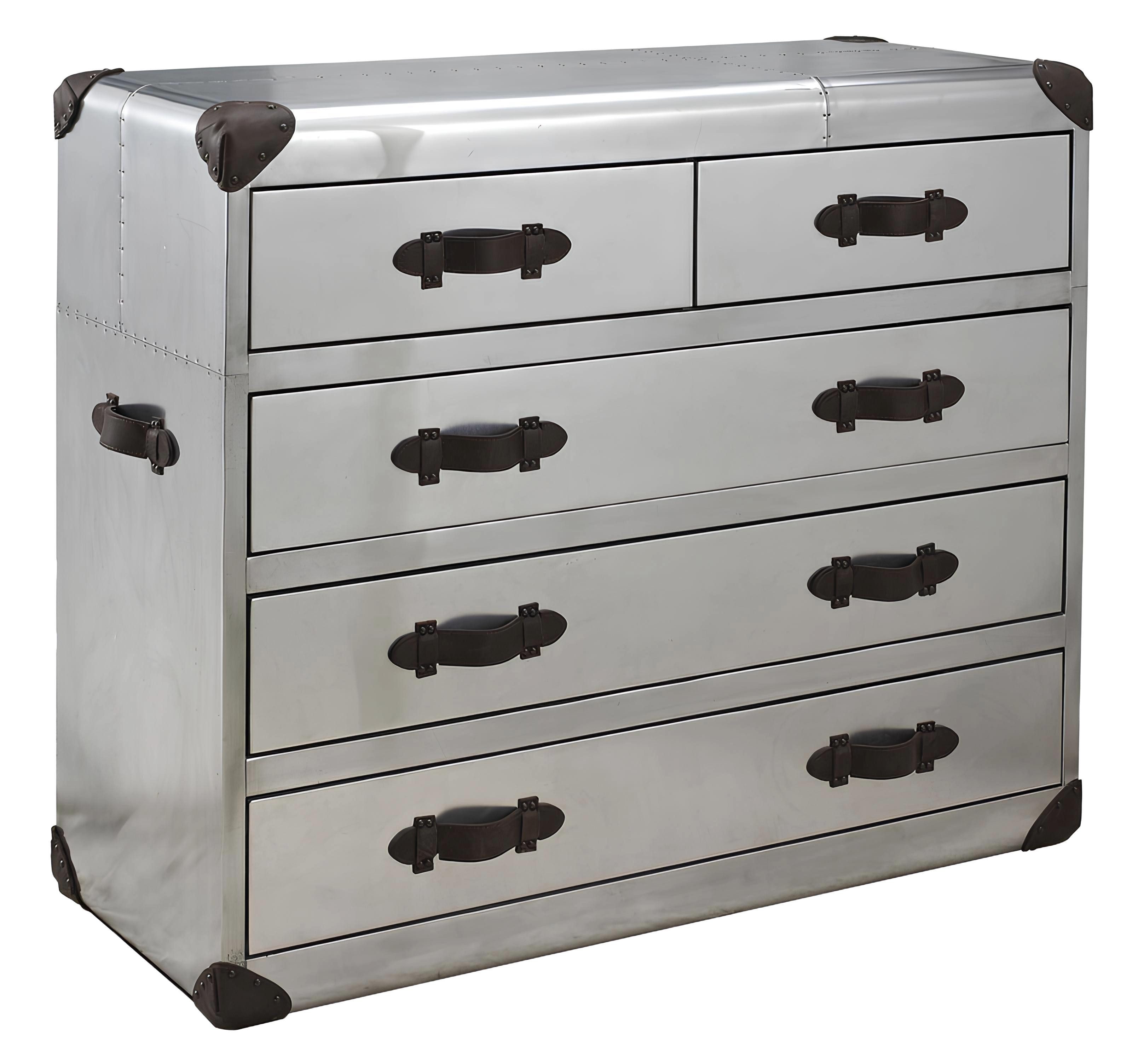 Xlmoebel Schubkastenkommode Neuer Retro Vintage Aviator Flieger Flugzeug Schrank mit Schubladen (1 St., Kommode), Hergestellt in Europa