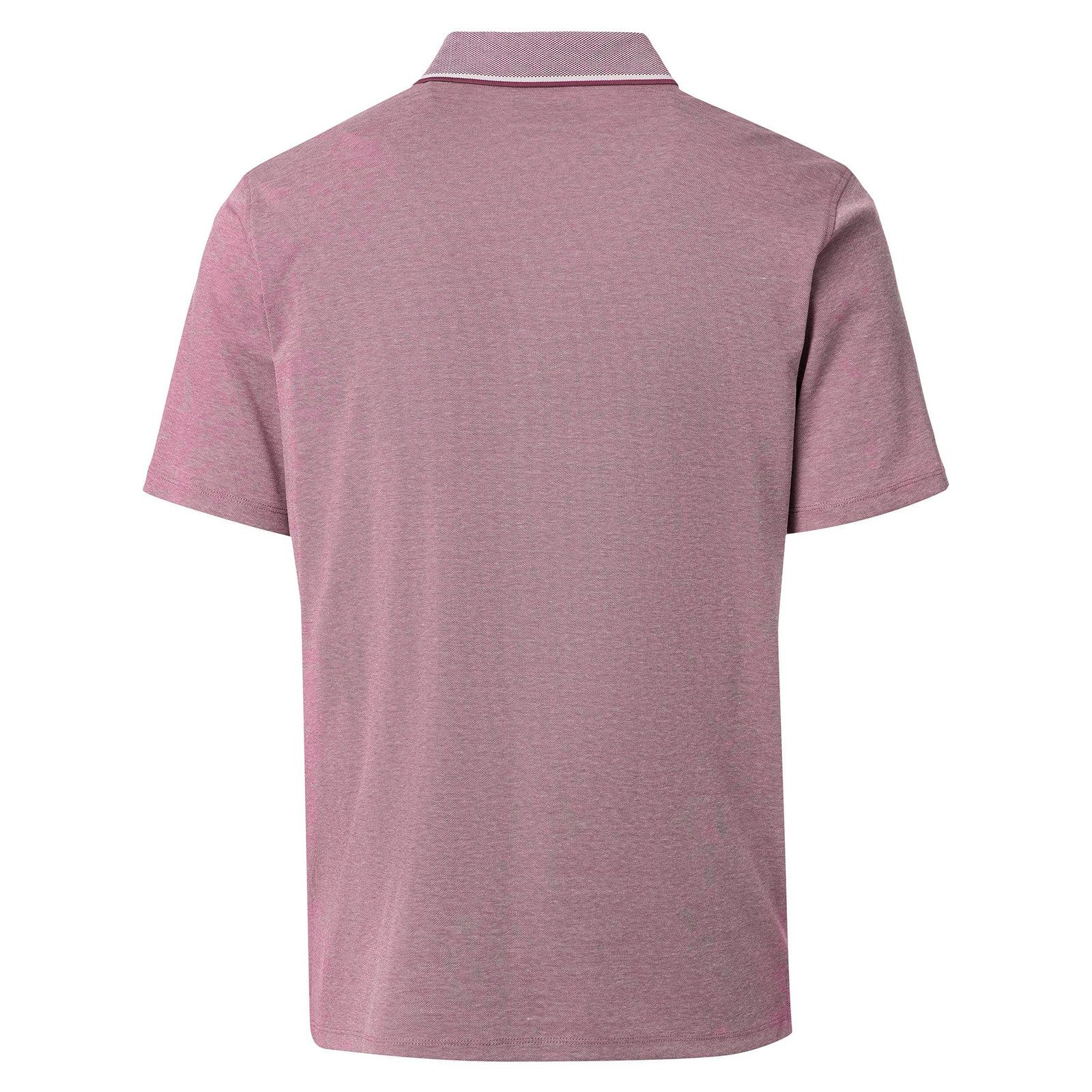 CASAMODA Poloshirt CasaModa XXL Poloshirt beere melange "easy care"