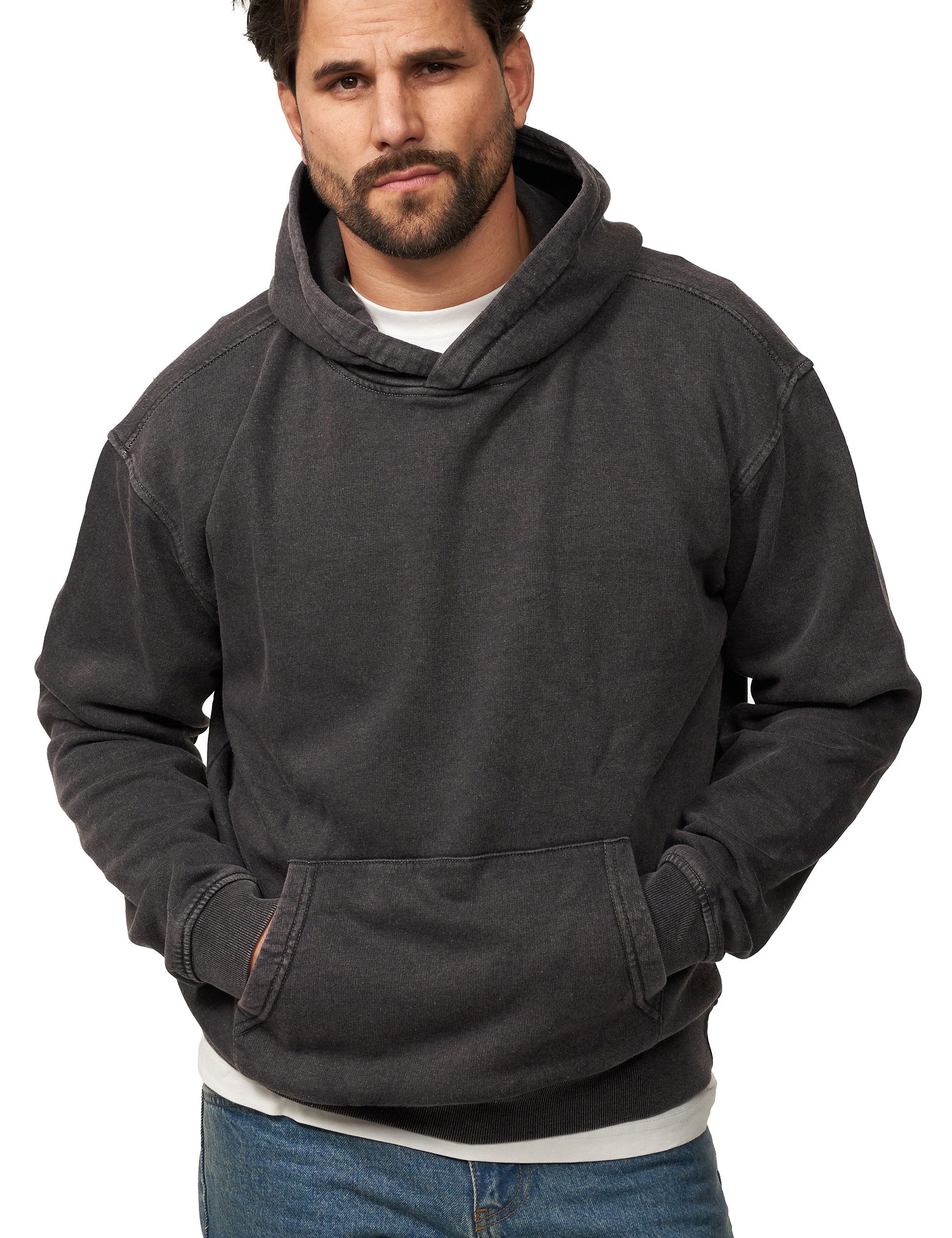 DAILY COTTON Hoodie DCTALGAR Herren Basic Kapuzenpullover Oversized Raglan günstig online kaufen