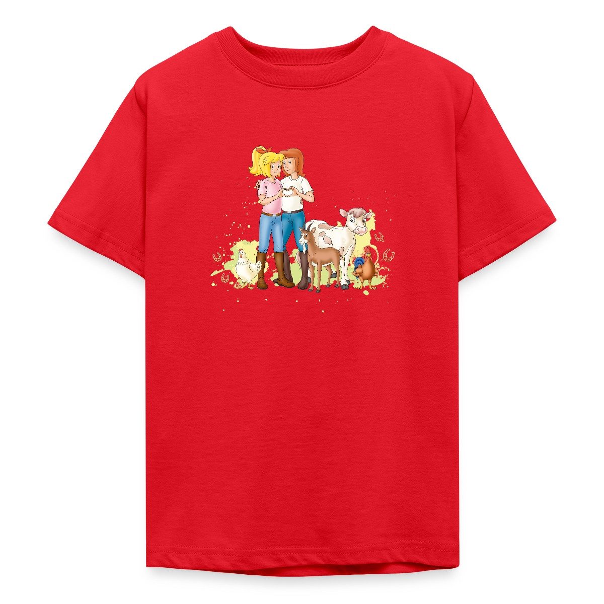 T-Shirt Bibi Und Tina Freundinnen Hoftiere Teenager T-Shirt