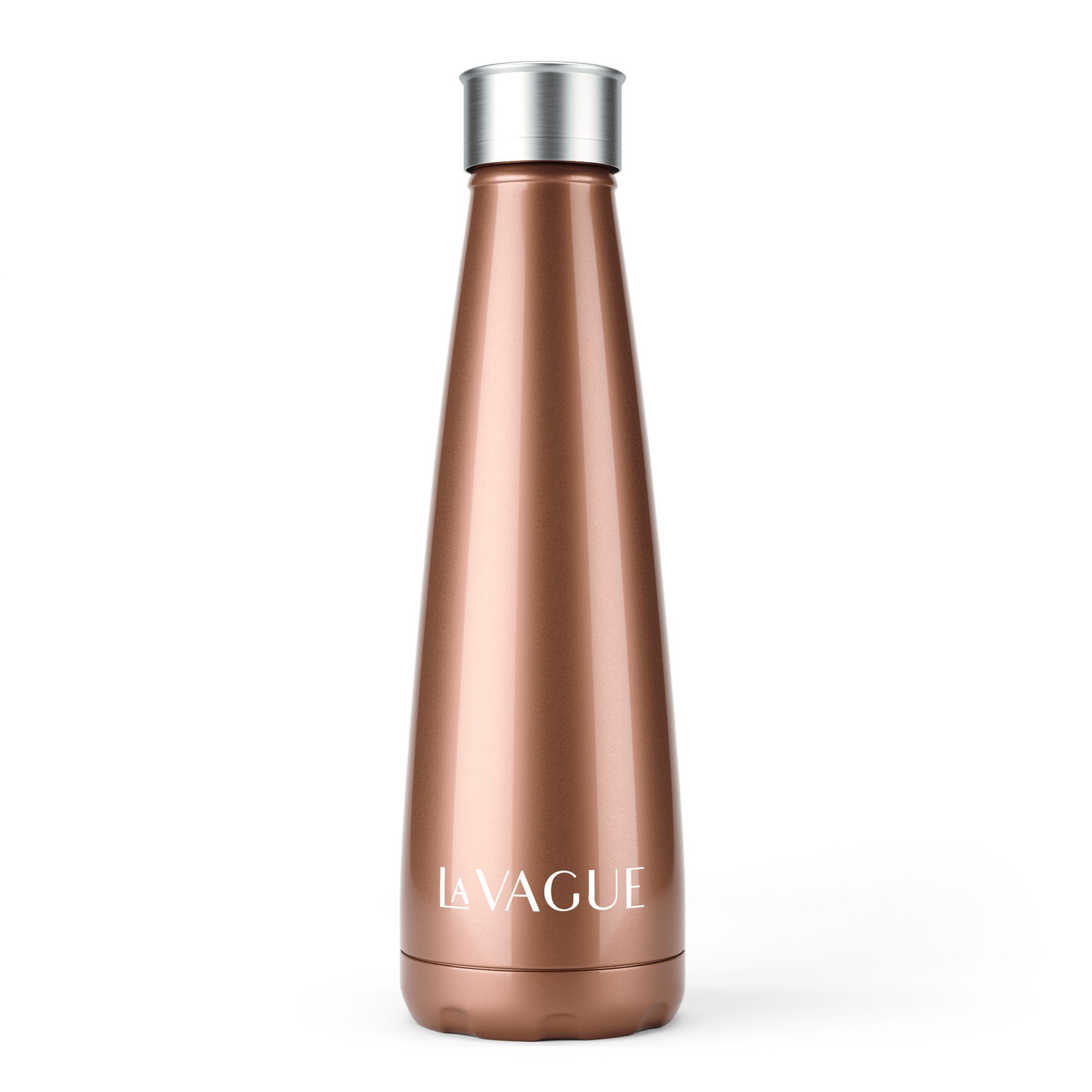 LA VAGUE Isolierflasche GRAVITY Edelstahl-Isolierflasche, Doppelwandige Wasserflasche aus Edelstahl