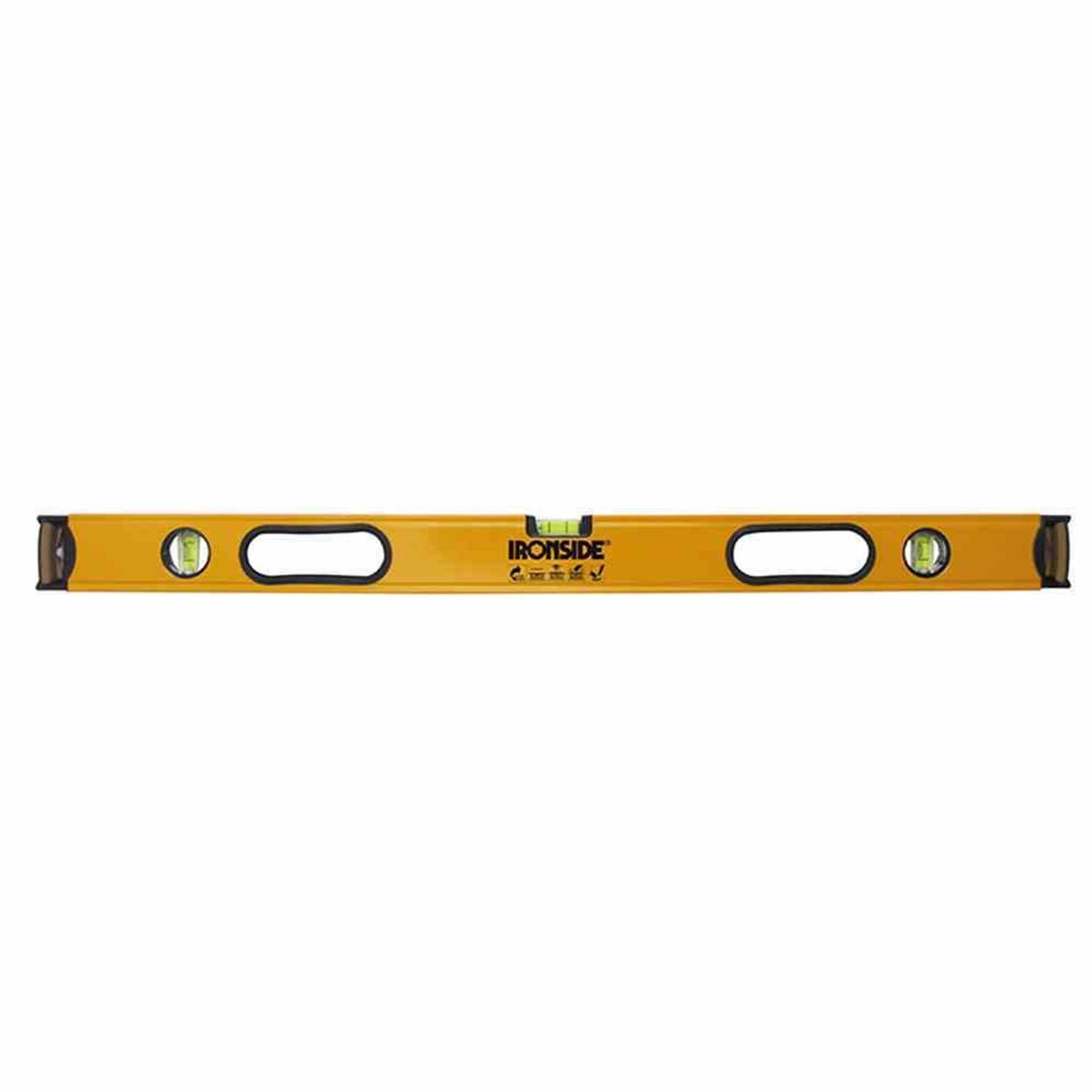 IRONSIDE Wasserwaage Alu-Wasserwaage 80 cm mit 3 Libellen