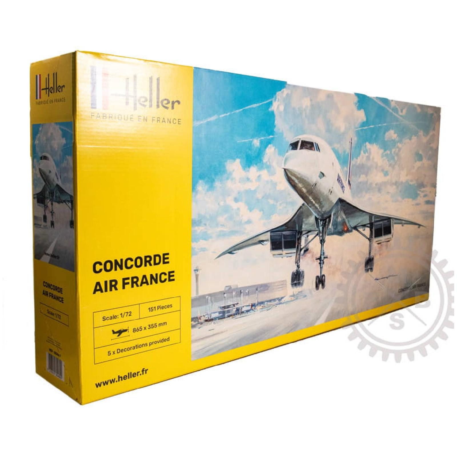 Heller Modellbausatz Concorde AF / 1:72, Maßstab 1:72