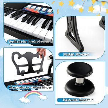 COSTWAY Keyboard 37 Tasten Spielzeug-Musikinstrument, abnehmbar