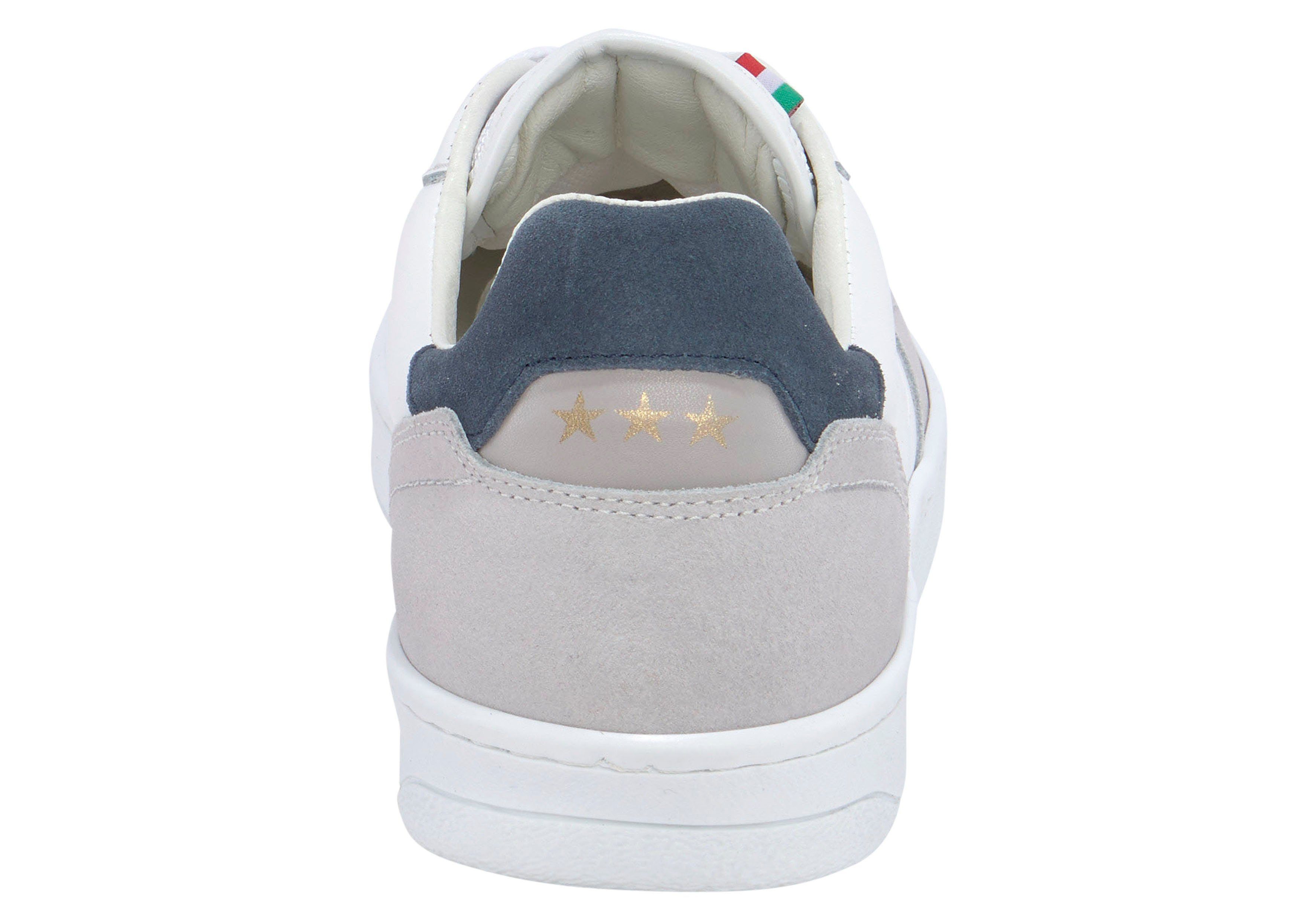 Sneaker white d´Oro LOW LIONI Look Pantofola Business UOMO Casual im