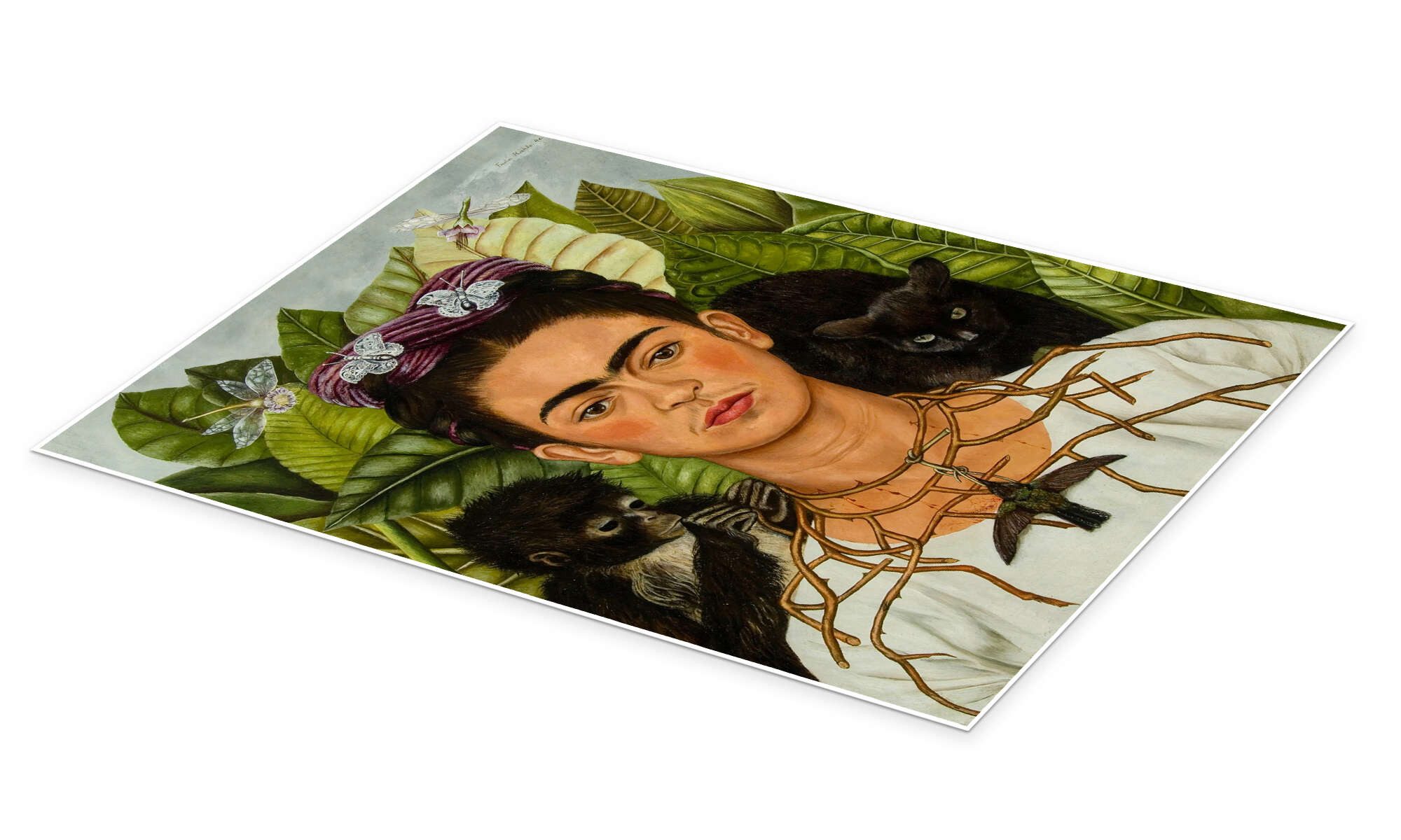 Posterlounge Poster Frida Kahlo, Selbstporträt mit günstig online kaufen