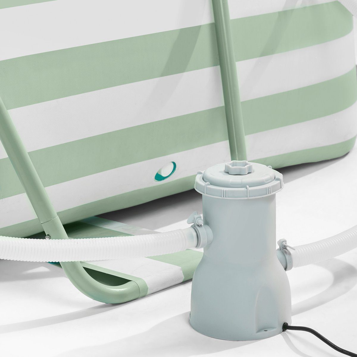 Swim Essentials Pool Swim Essentials Rahmenpool grün/weiß, 400 x 200 x 100 cm