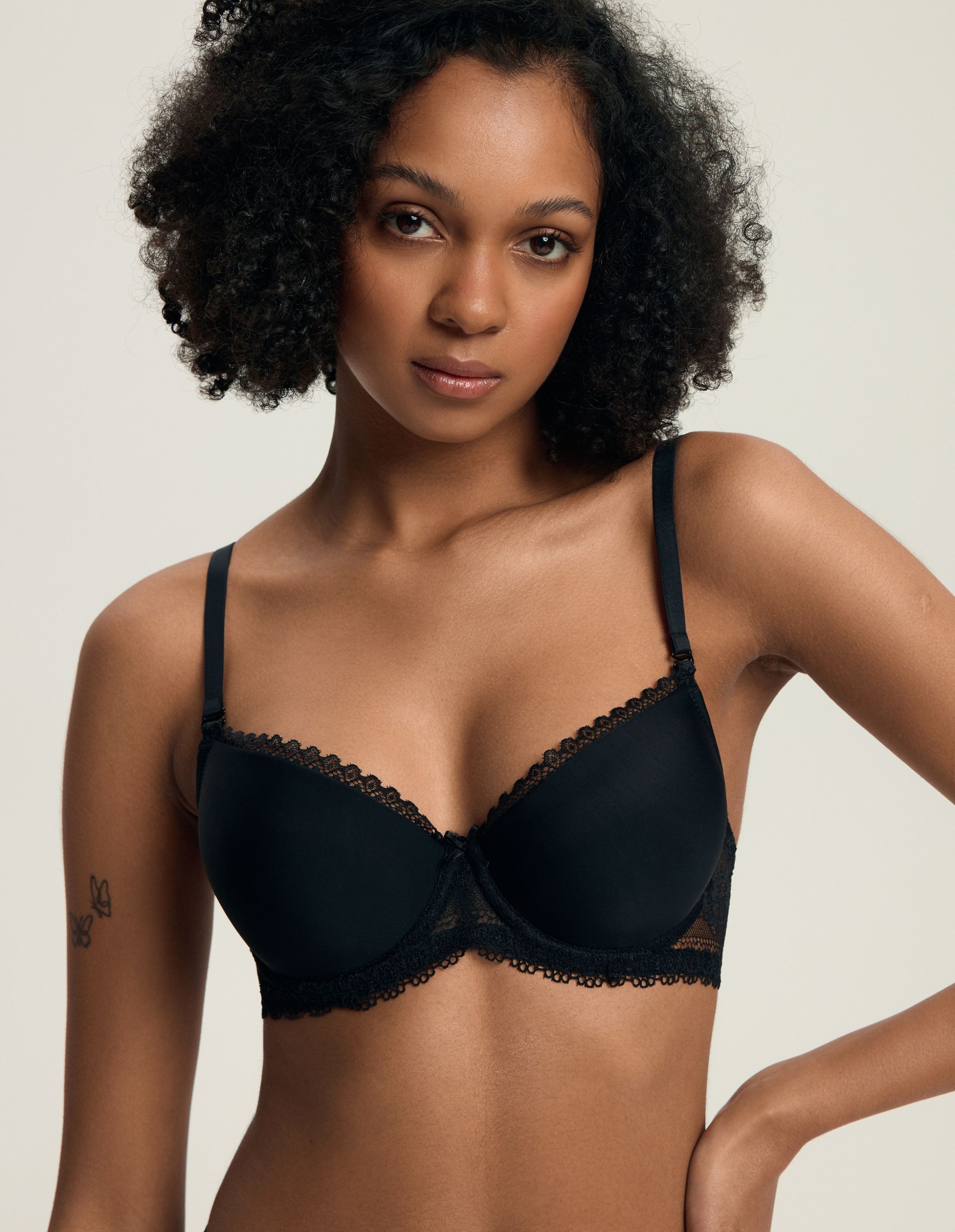 Henderson Push-up-BH Push-up-BH Julietta, glatte Cups, abnehmbare Träger