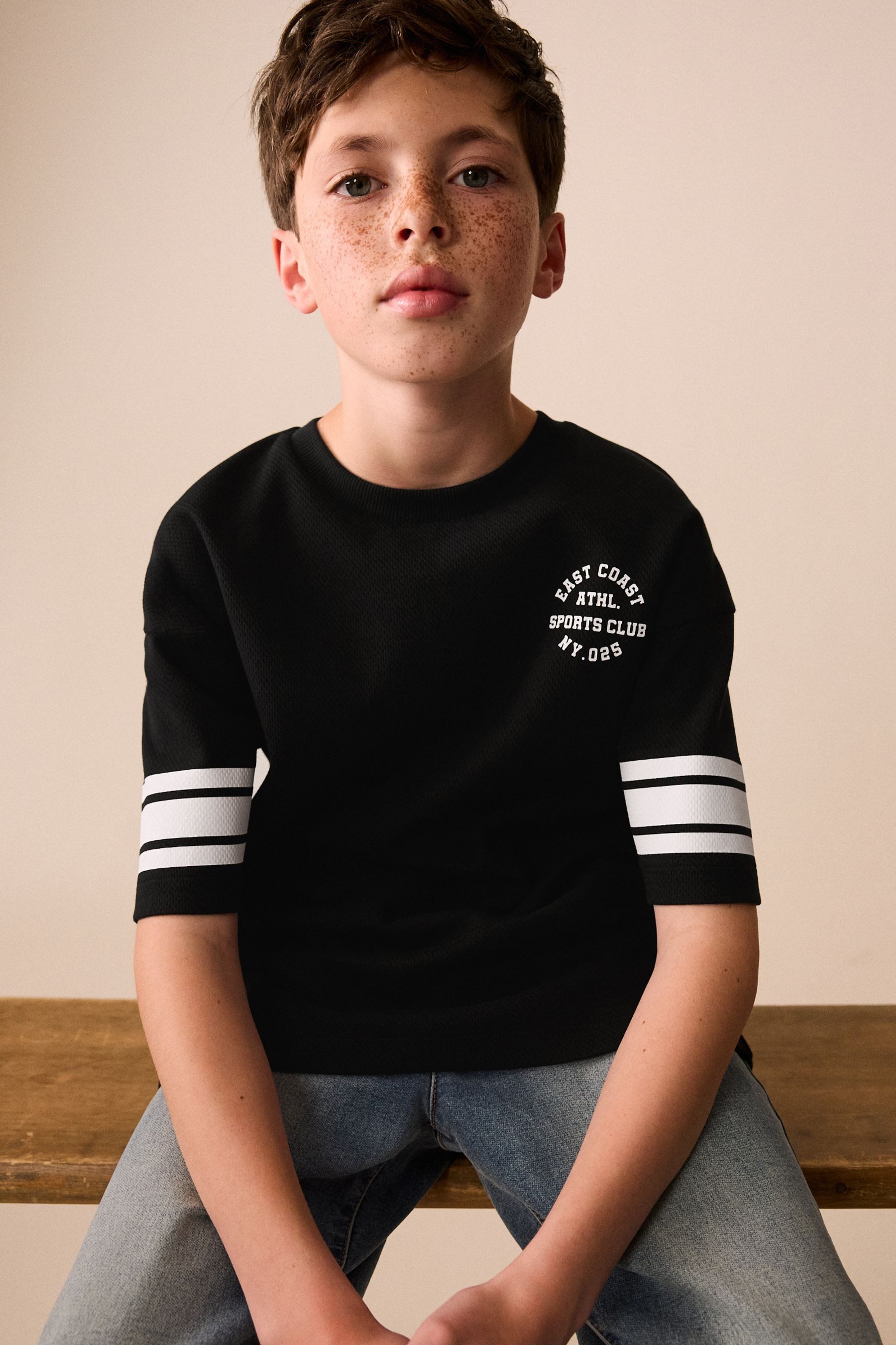 Next T-Shirt Relaxed Fit T-Shirt, Varsity (1-tlg)