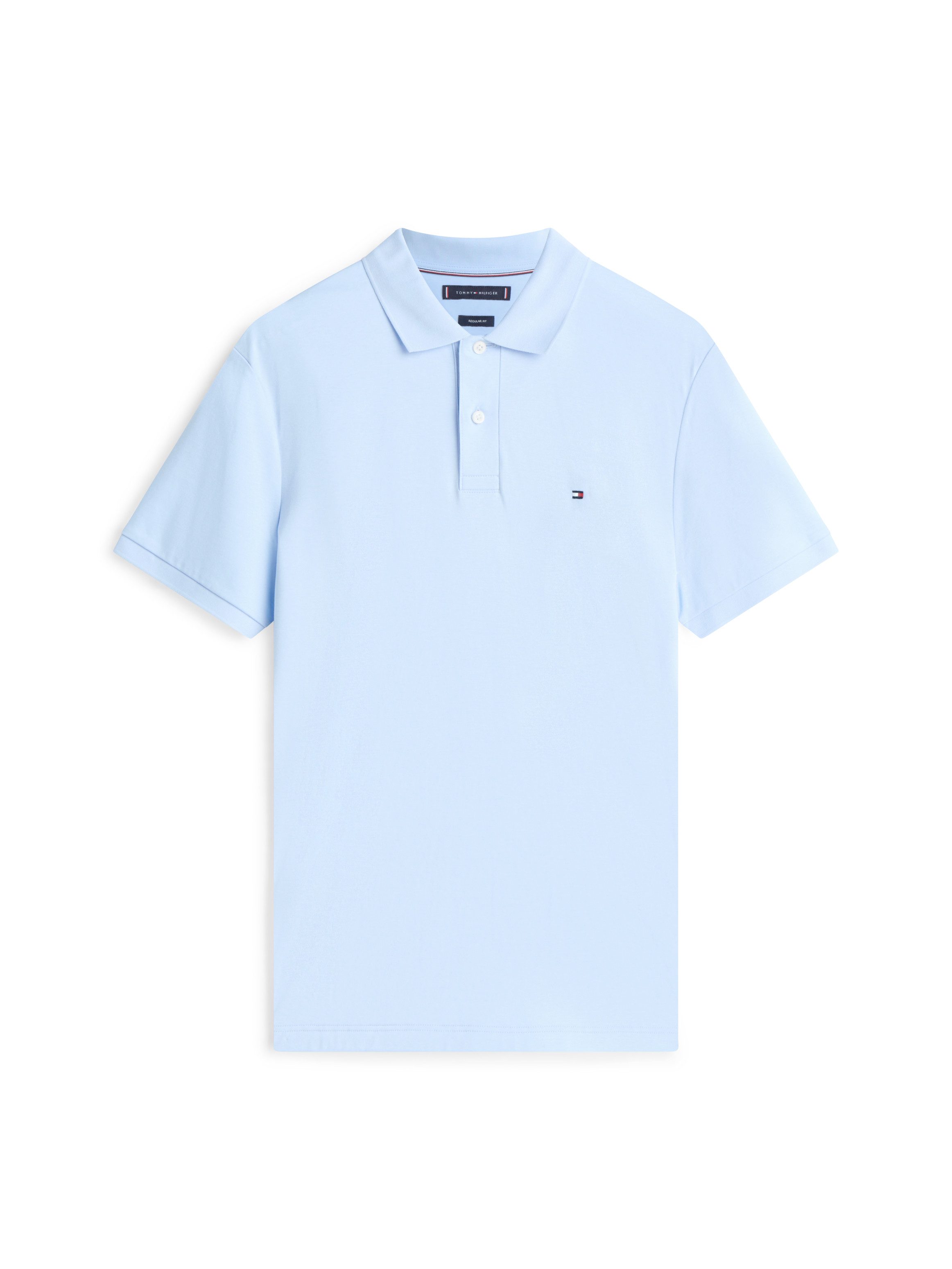 Tommy Hilfiger Poloshirt LIQUID COTTON REGULAR SEASONAL mit Logostickerei – Bild 4 von 5