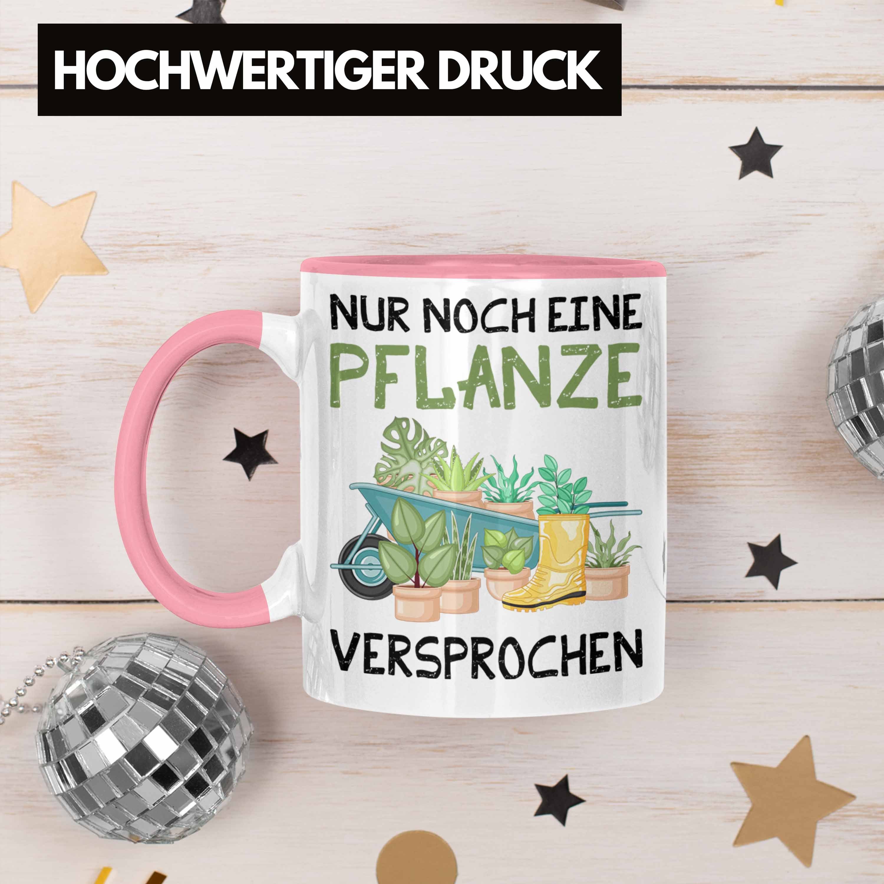 Tasse Garten Eine Noch Tasse Hobbyg Pflanze Versprochen Nur Trendation Rosa Geschenk Gärtner