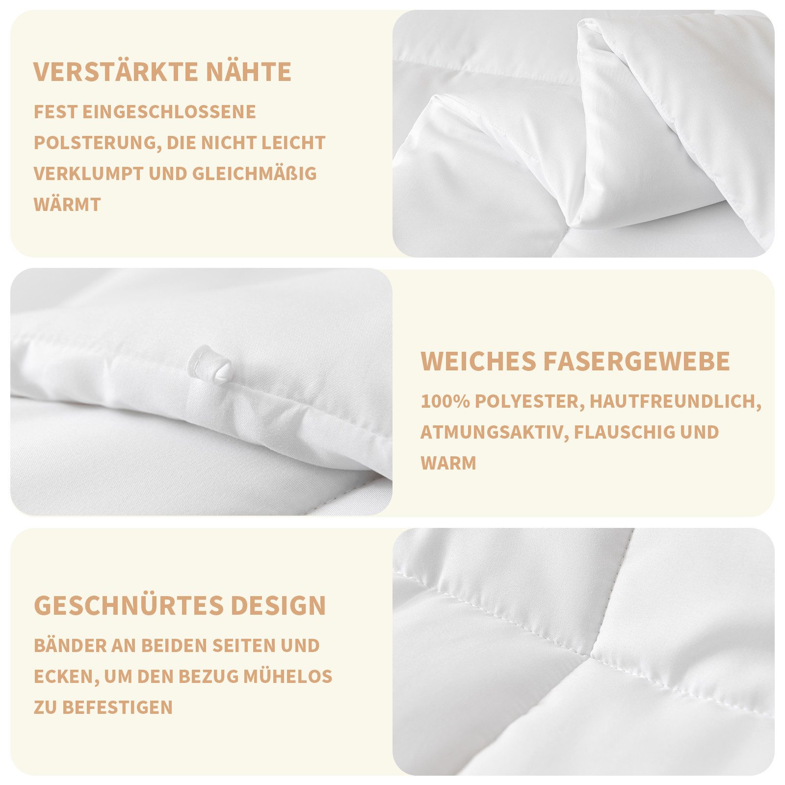 Good Nite Microfaserbettdecke 4-Jahreszeiten Bettdecke Mikrofaser Ganzjahre günstig online kaufen