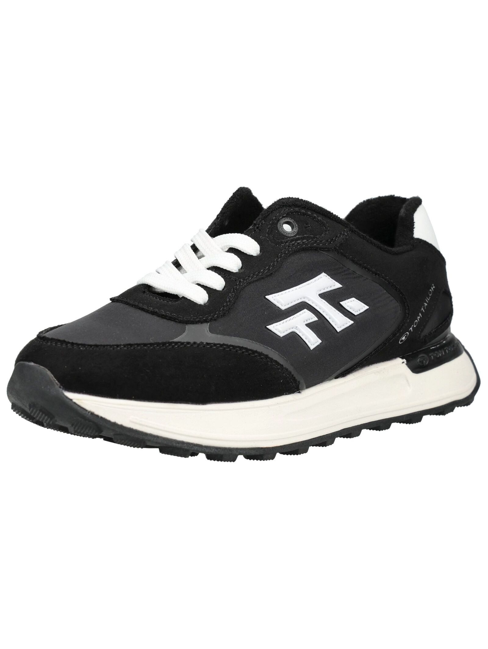 TOM TAILOR Sneaker Lederimitat/Textil . Sneaker (1-tlg)