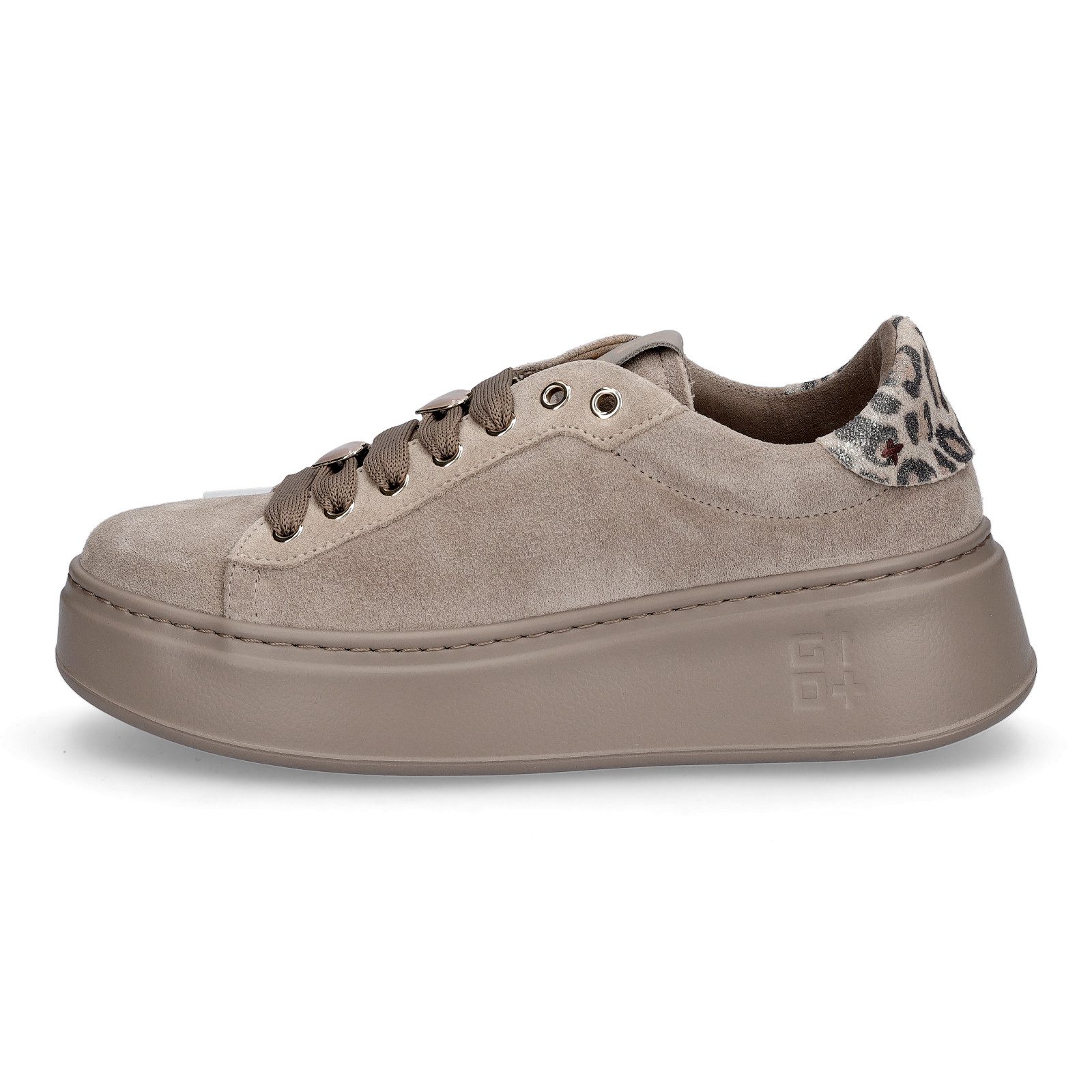 Gio+ Gio+ Damen Sneaker taupe Sneaker günstig online kaufen