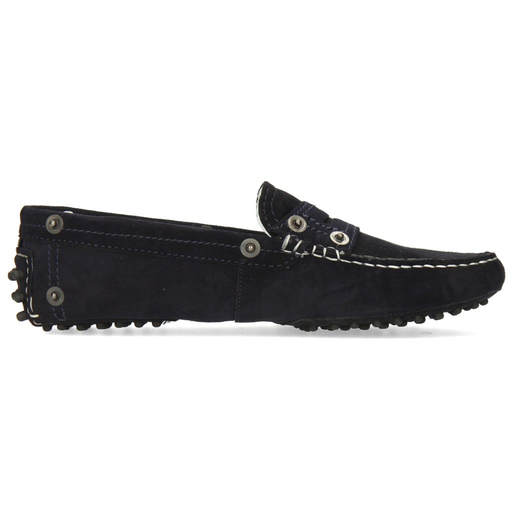 Dots Hamilton Suede Caroline & Navy Melvin Goat 1 Loafer