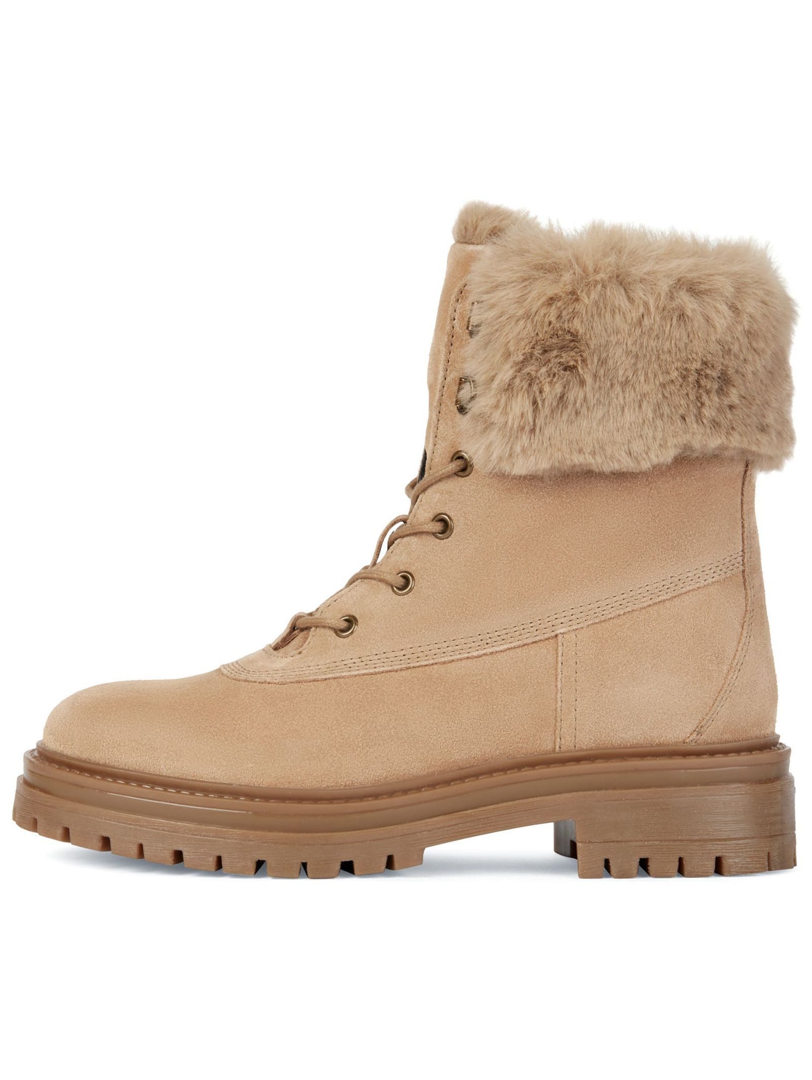 Geox Geox Stiefelette Veloursleder/Textil Schnürstiefelette