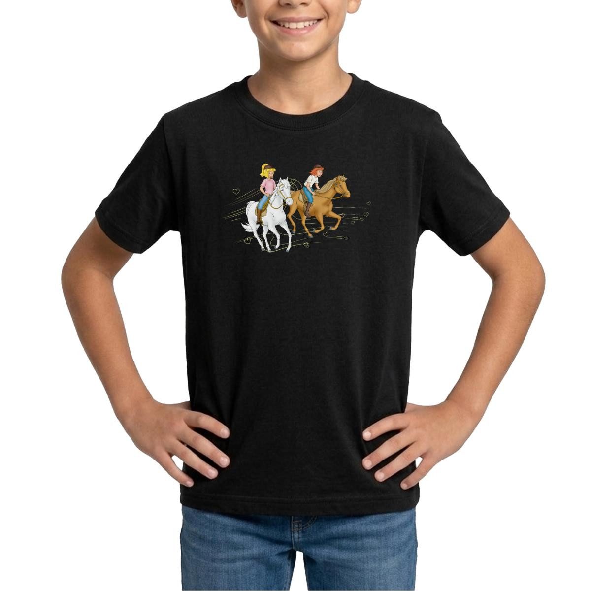T-Shirt Bibi Und Tina Ausritt Mit Amadeus Und Sabrina Teenager T-Shirt