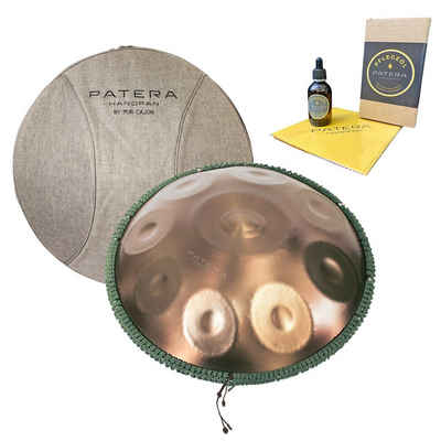 Patera Handpan HPDM-5 Amara-D,Edelstahl, mit Tasche, mit Pflege-Öl