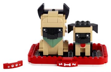 LEGO® Konstruktionsspielsteine LEGO® BrickHeadz 40440 Deutscher Schäferhund, (247 St)