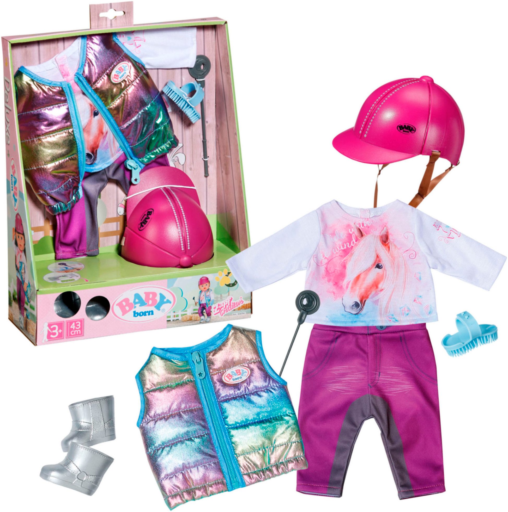 Baby Born Puppenkleidung Reiter-Outfit 43 cm günstig online kaufen