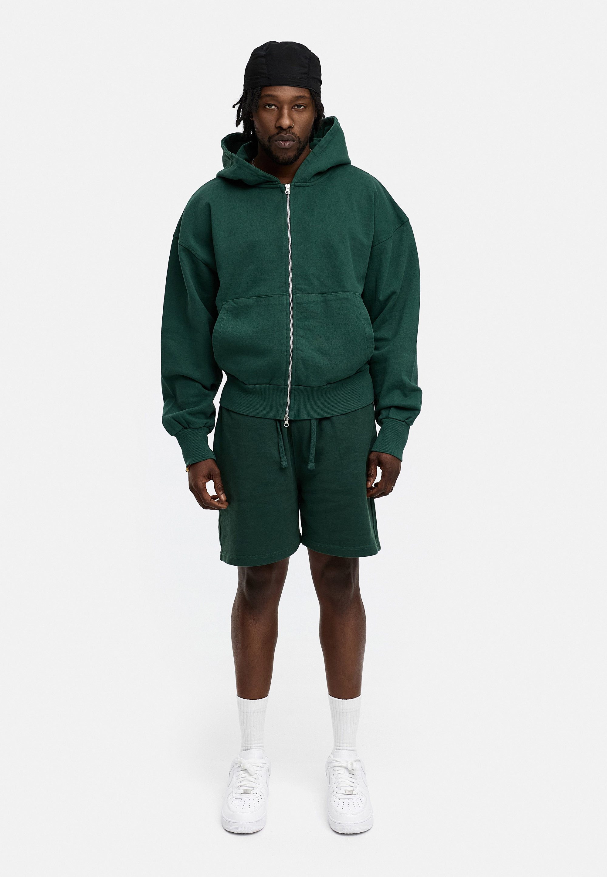 BEHYPE STUDIOS Kapuzensweatjacke IM OVERSIZE BOXY-FIT, ZIPPER-HOODIE Herren Zip-Thru Sweatjacke Kapuzenpullover Kapuzen-Sweatshirt Sweater