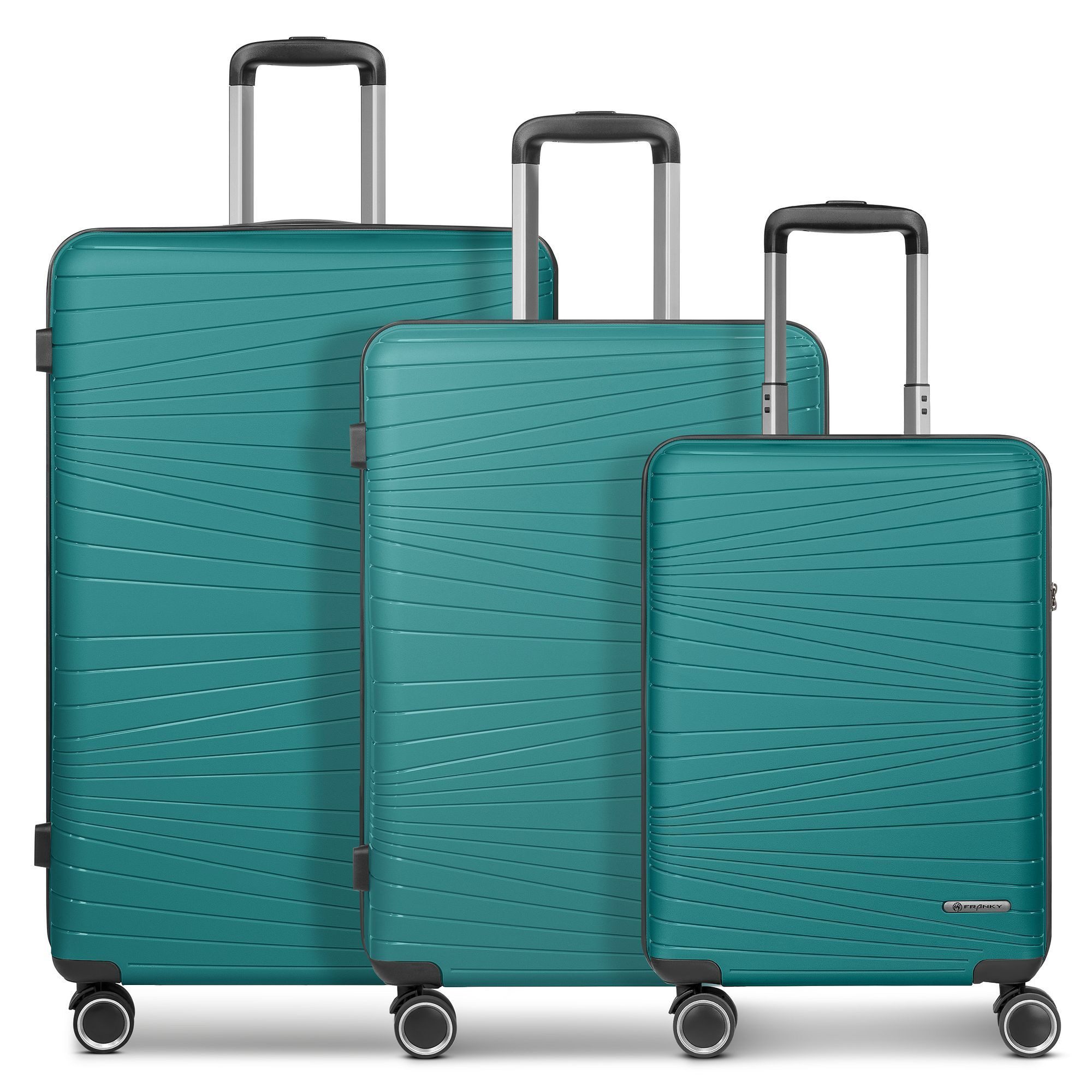 Franky Trolleyset Dallas 3.0, 4 Rollen, (3-teilig, 3 tlg), Polypropylen günstig online kaufen